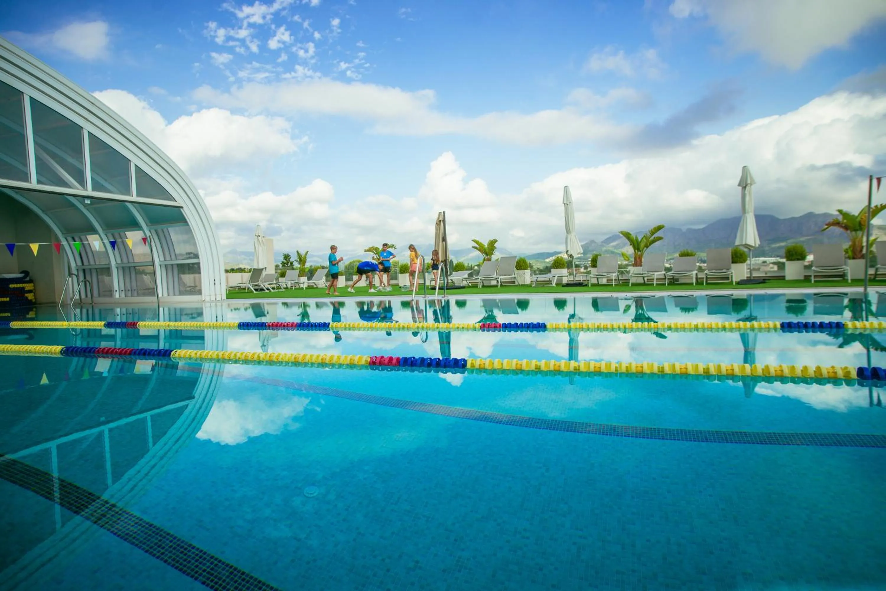 Swimming pool in Syncrosfera Fitness & Spa Health Hotel Boutique