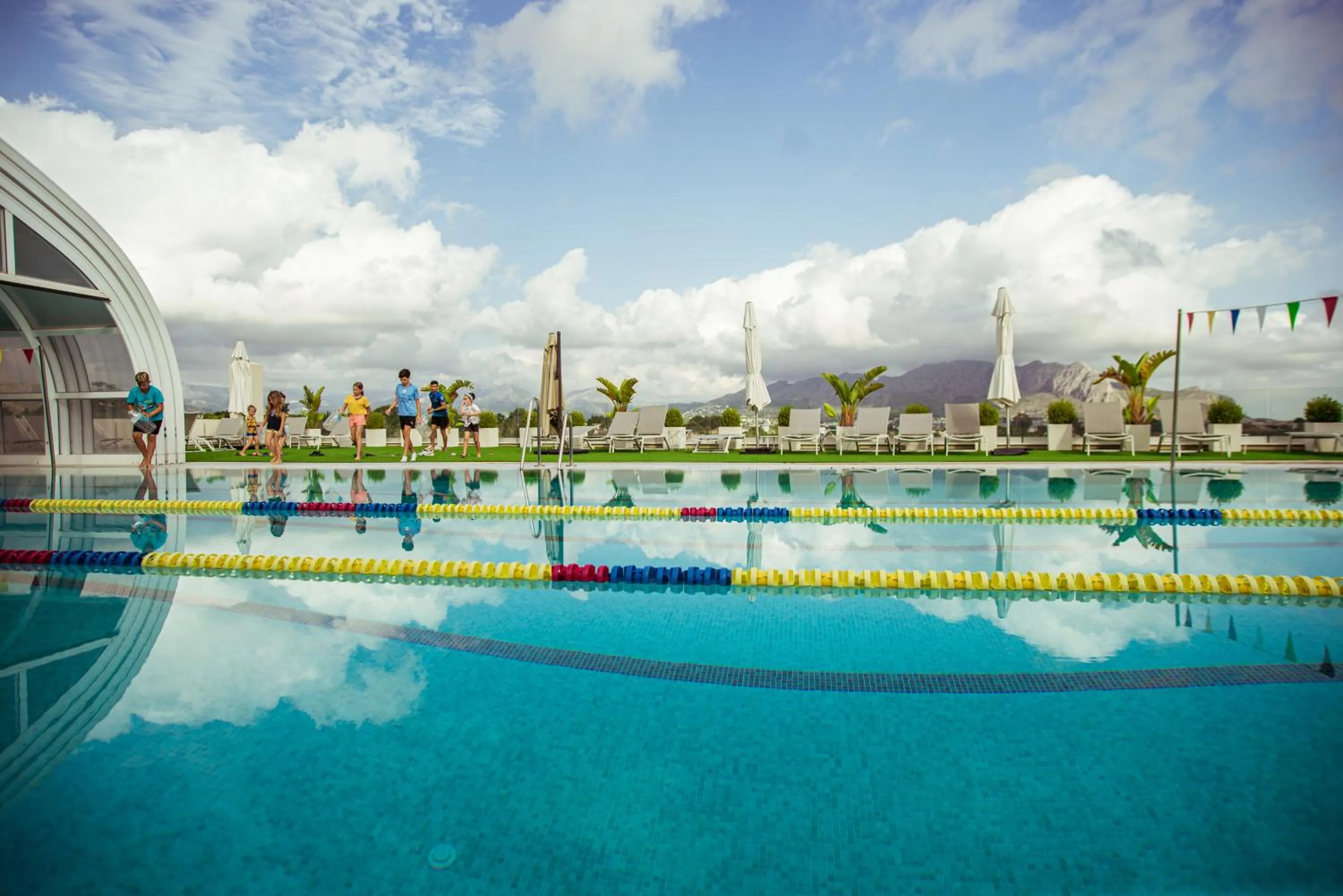 Swimming pool in Syncrosfera Fitness & Spa Health Hotel Boutique