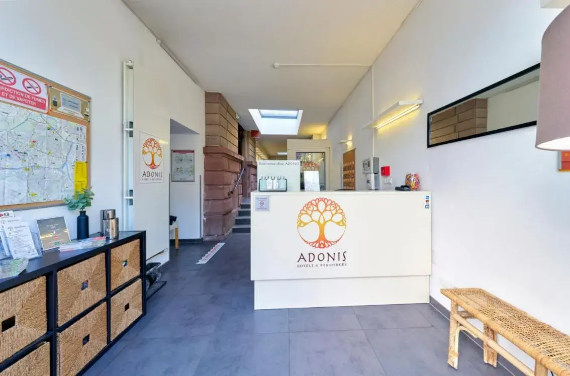 Lobby or reception in Adonis Hotel Strasbourg Lobby or reception in Adonis Hotel Strasbourg