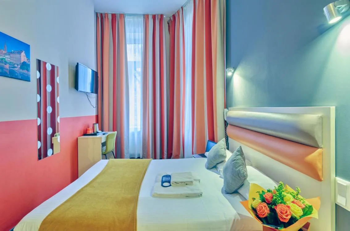 Bed in Adonis Hotel Strasbourg