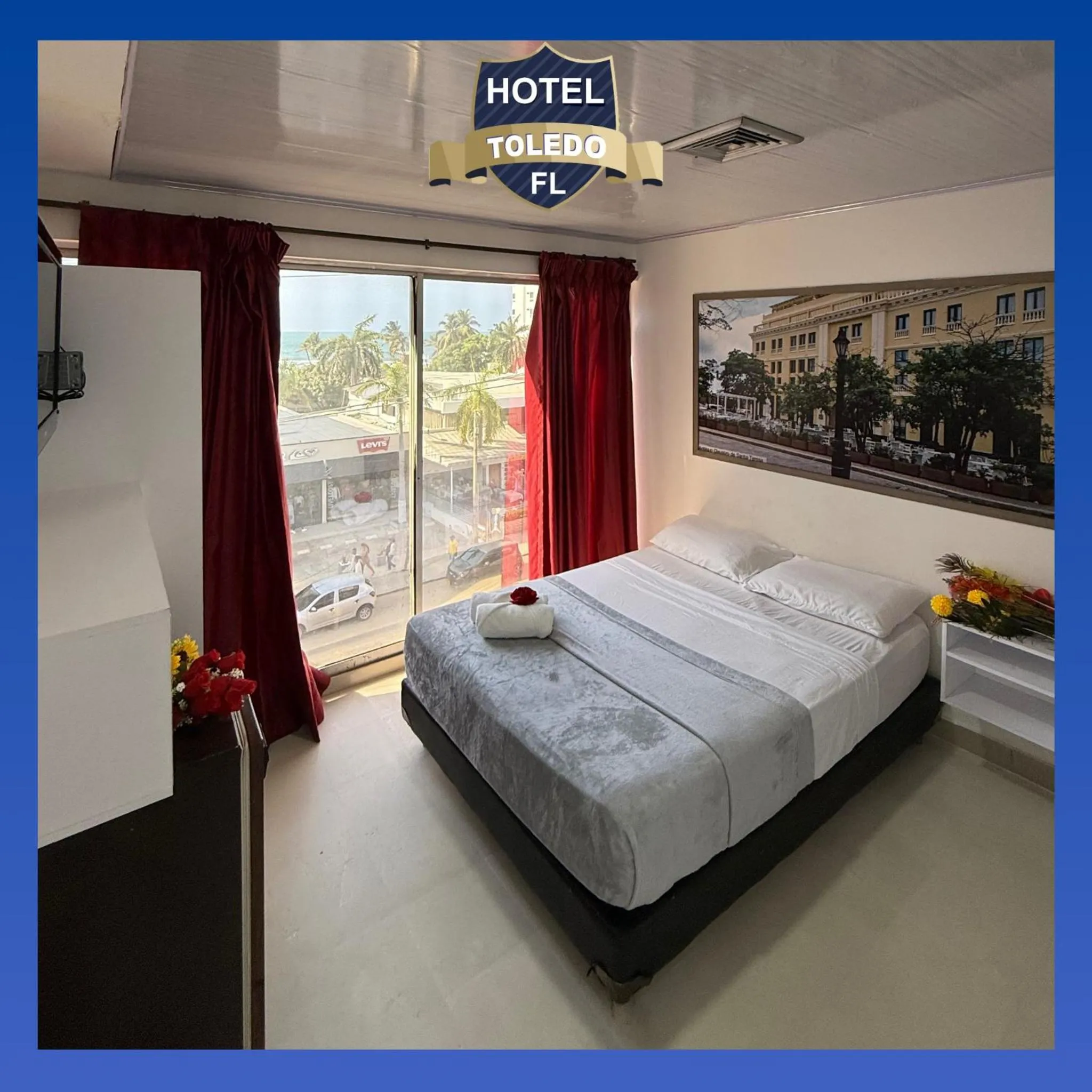 Bed in Hotel Toledo FL