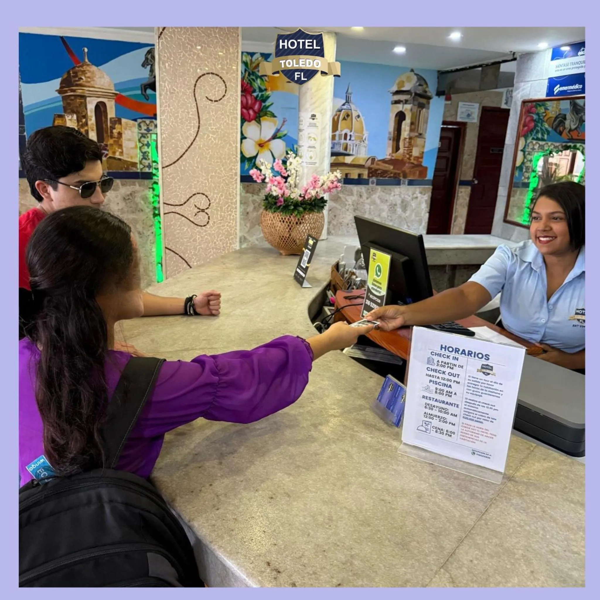 Lobby or reception in Hotel Toledo FL