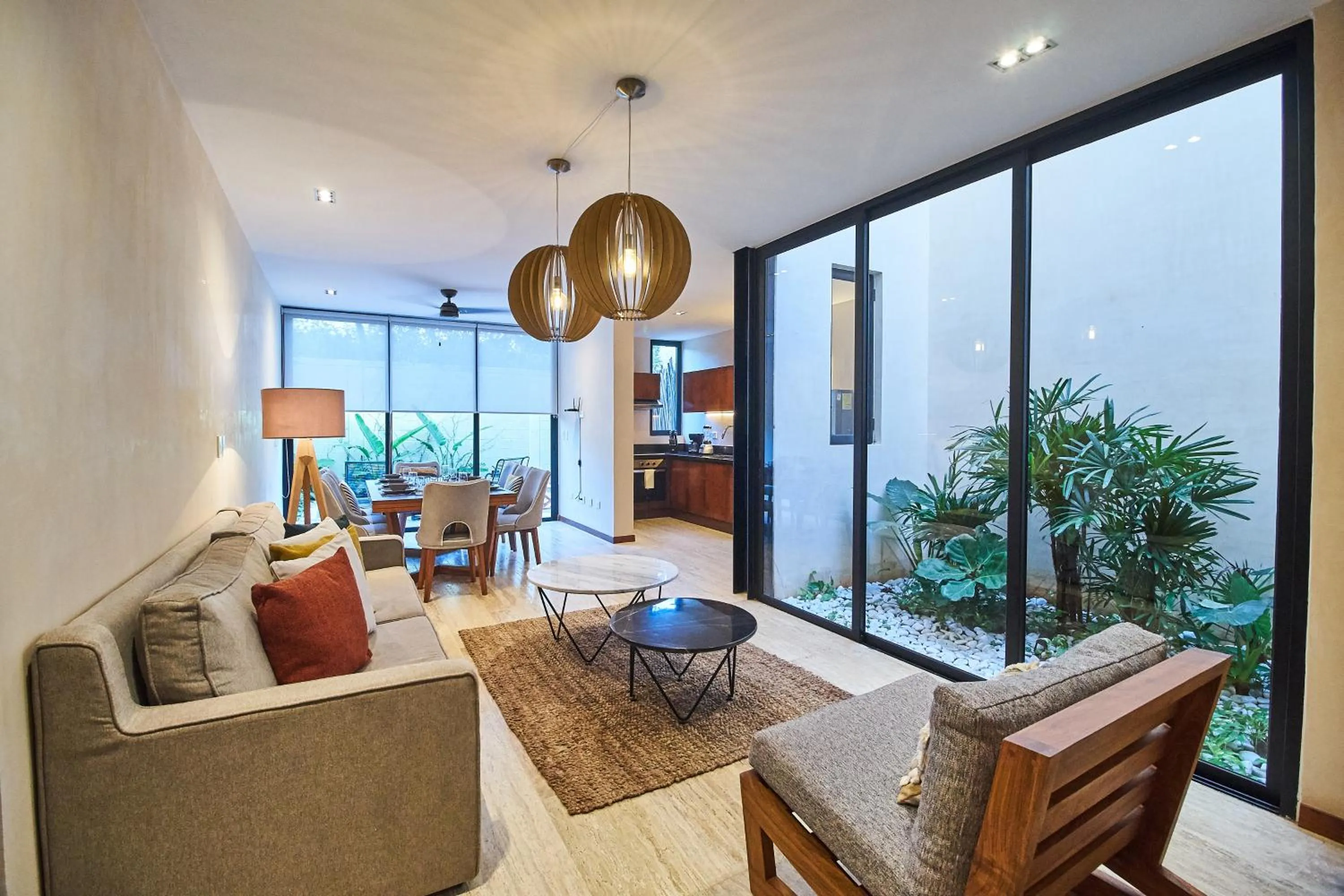 Living room in Don Quijote - Private pool & Beach club access