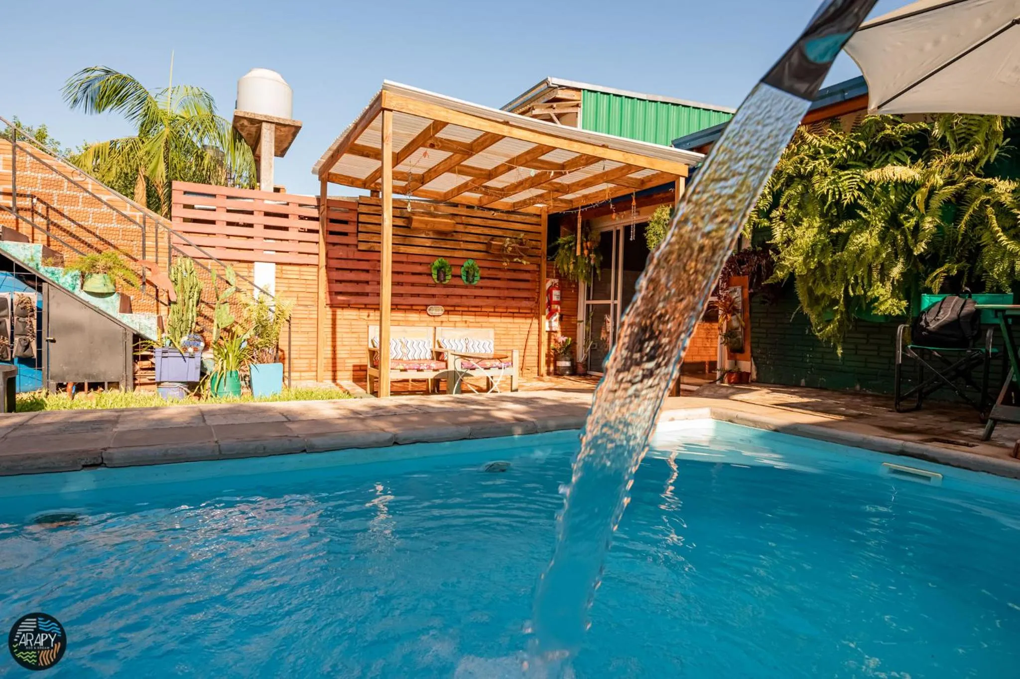 Swimming pool in Arapy Bed and Dream