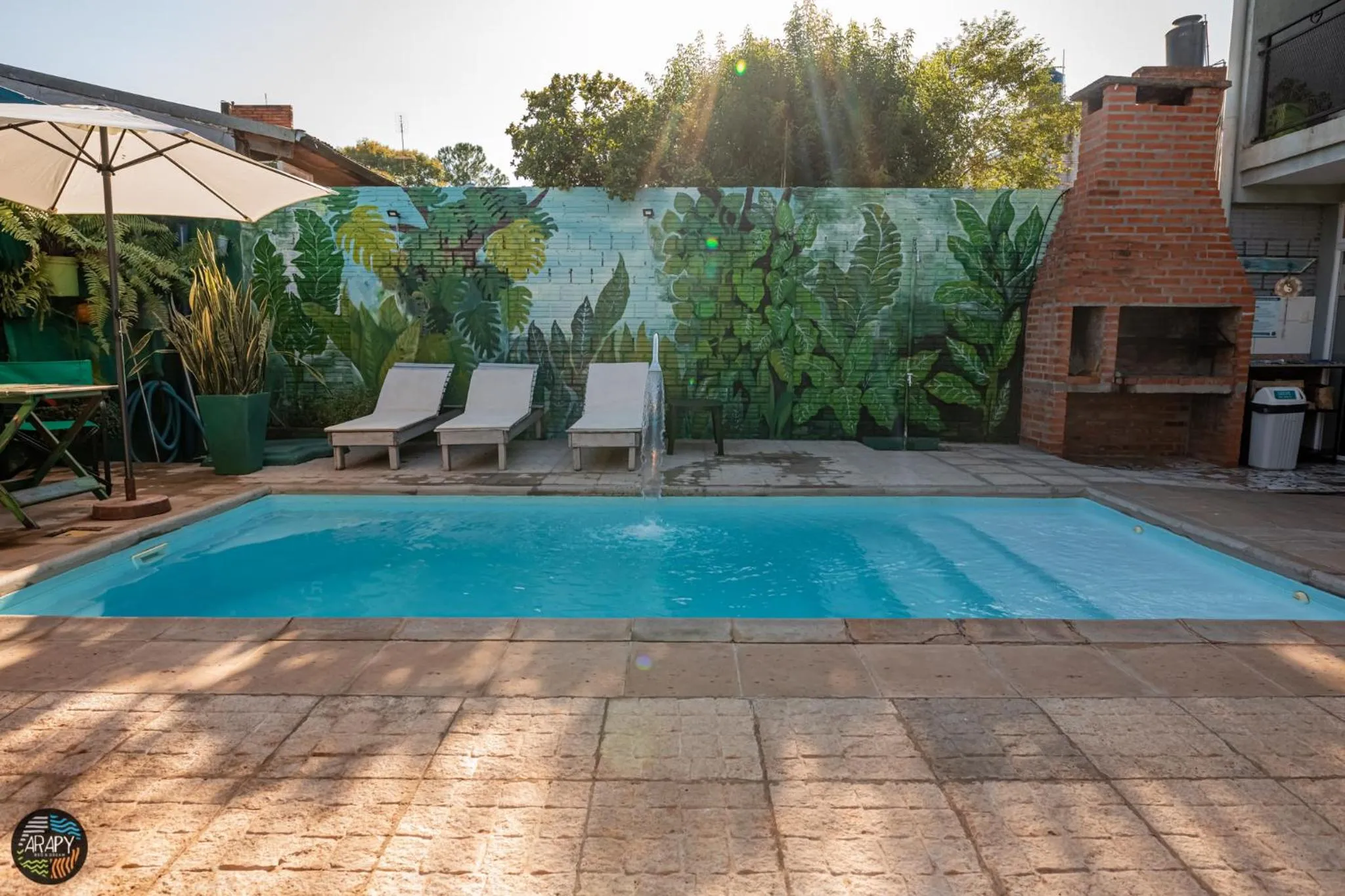 Swimming pool in Arapy Bed and Dream