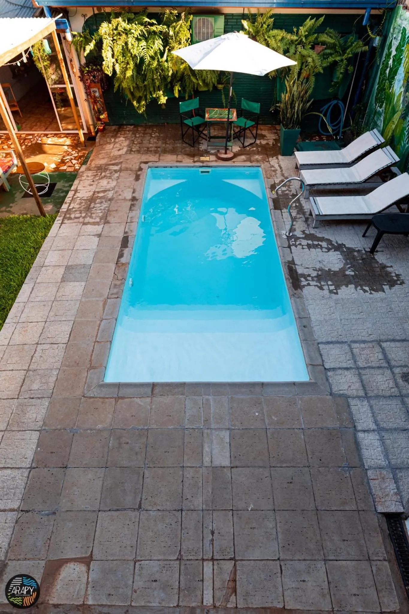 Swimming pool in Arapy Bed and Dream