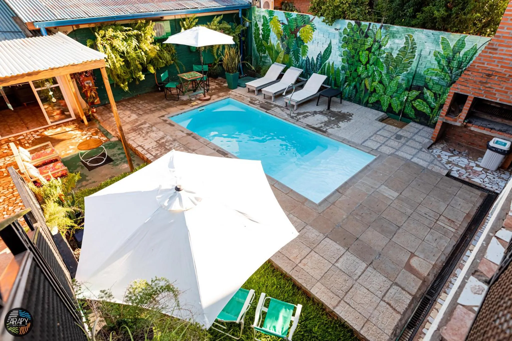 Swimming pool in Arapy Bed and Dream