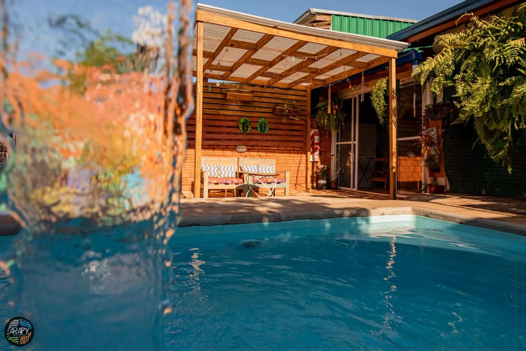 Swimming pool in Arapy Bed and Dream