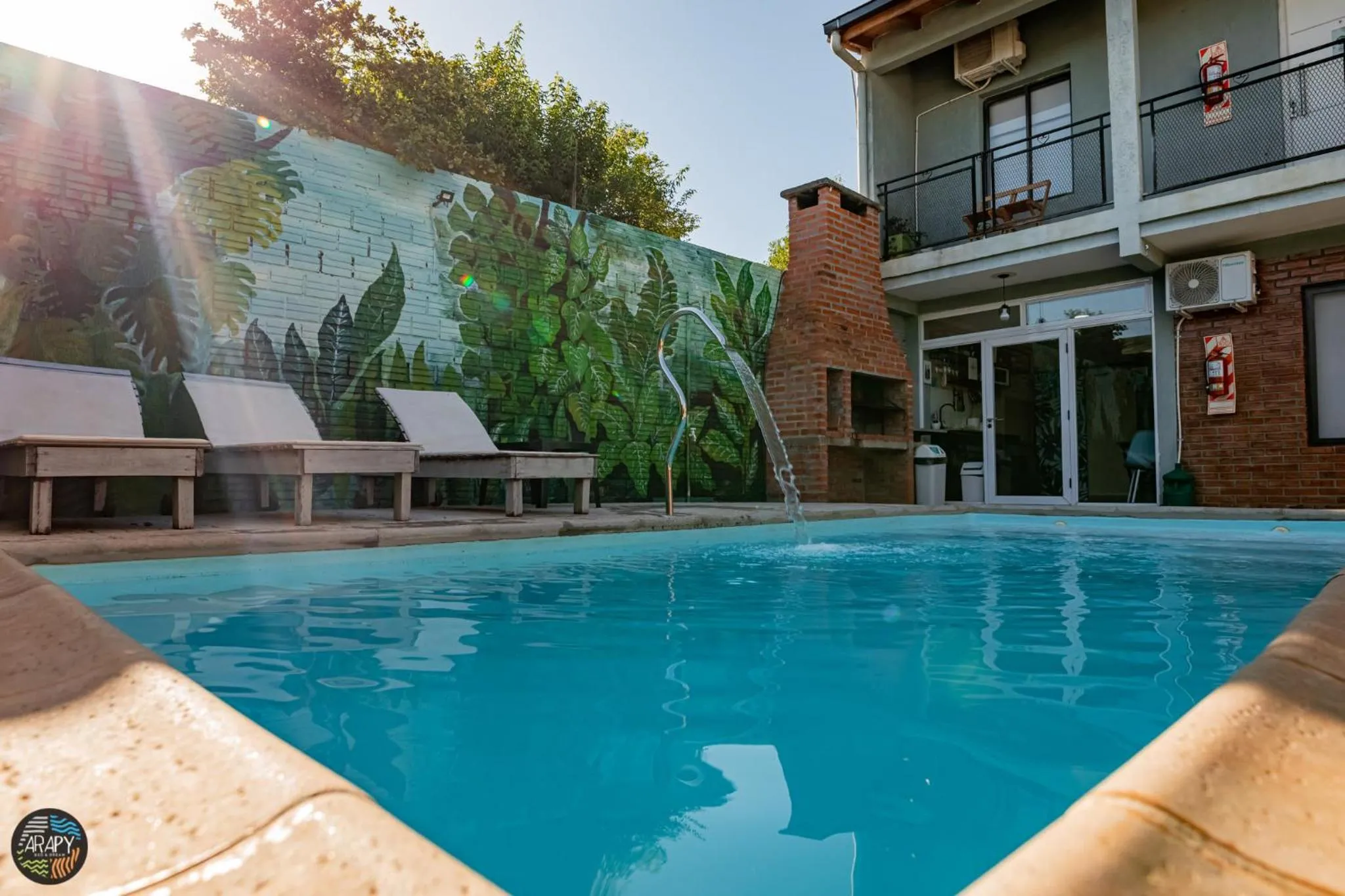 Swimming pool in Arapy Bed and Dream