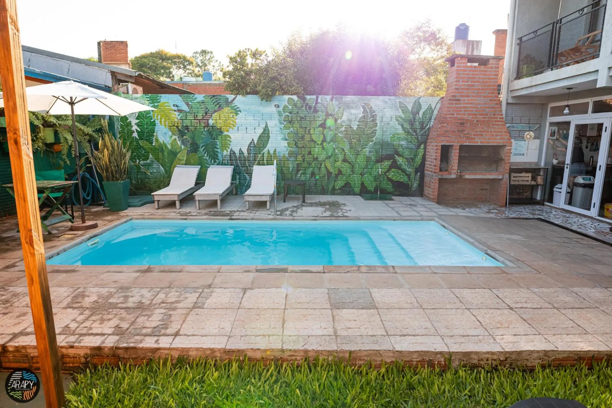 Swimming pool in Arapy Bed and Dream