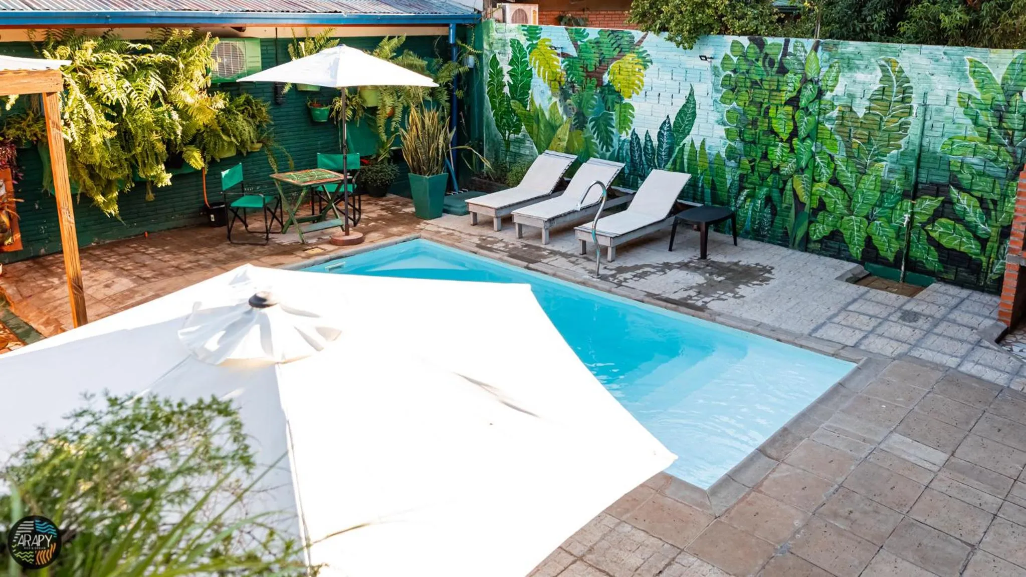 Swimming pool in Arapy Bed and Dream