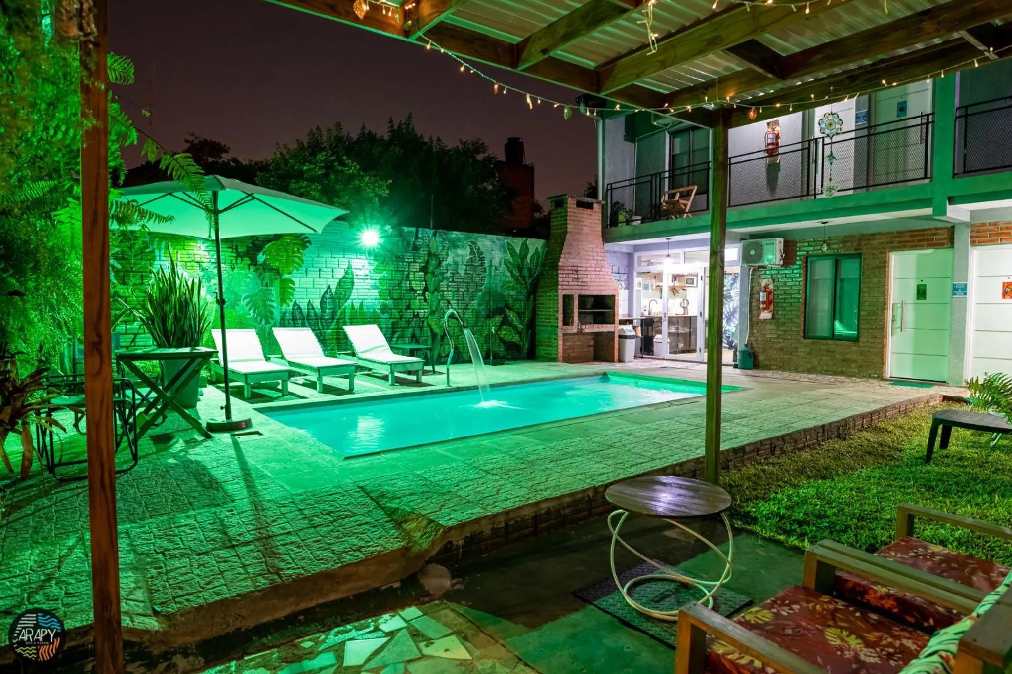 Swimming pool in Arapy Bed and Dream