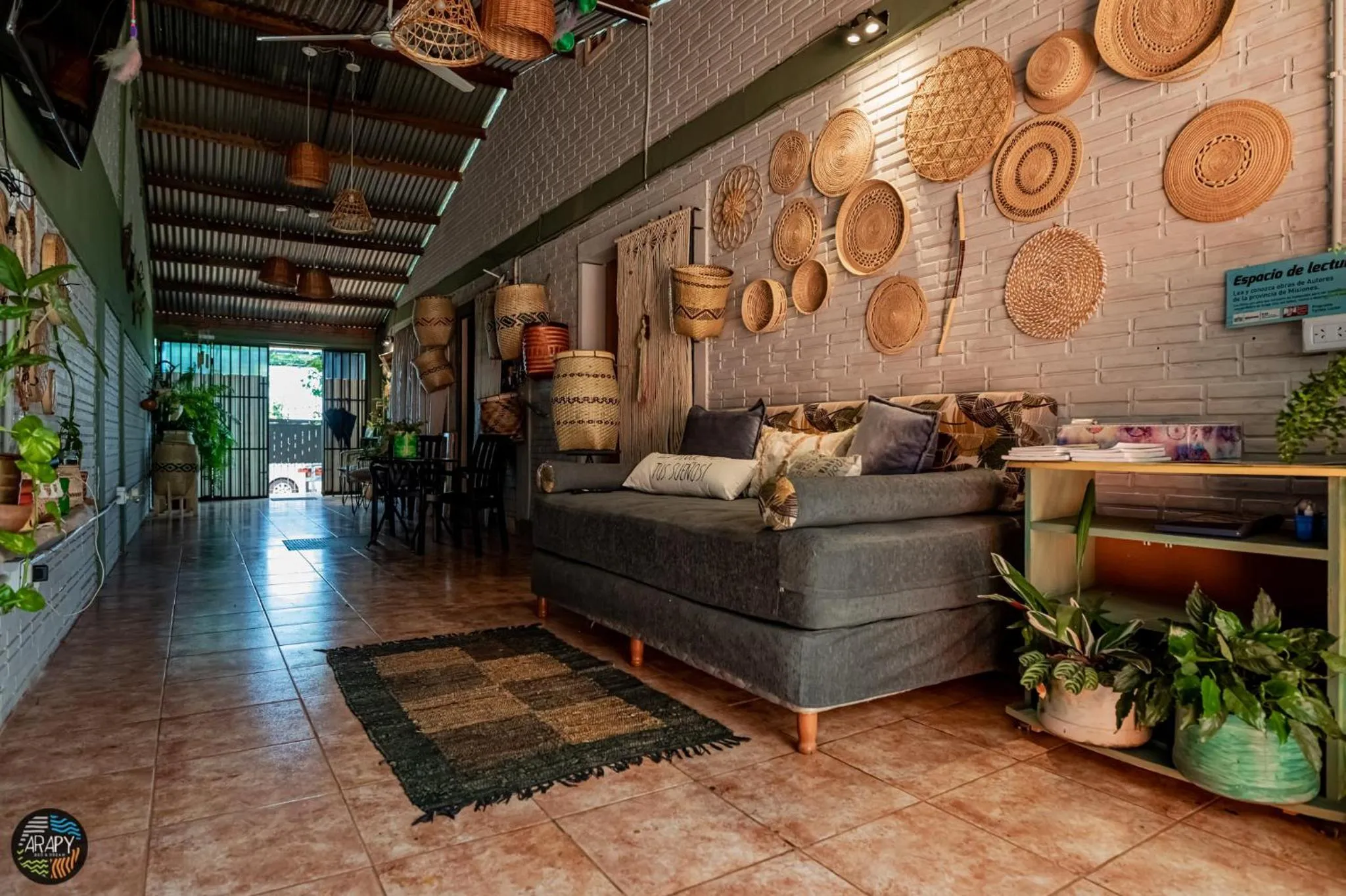 Living room in Arapy Bed and Dream
