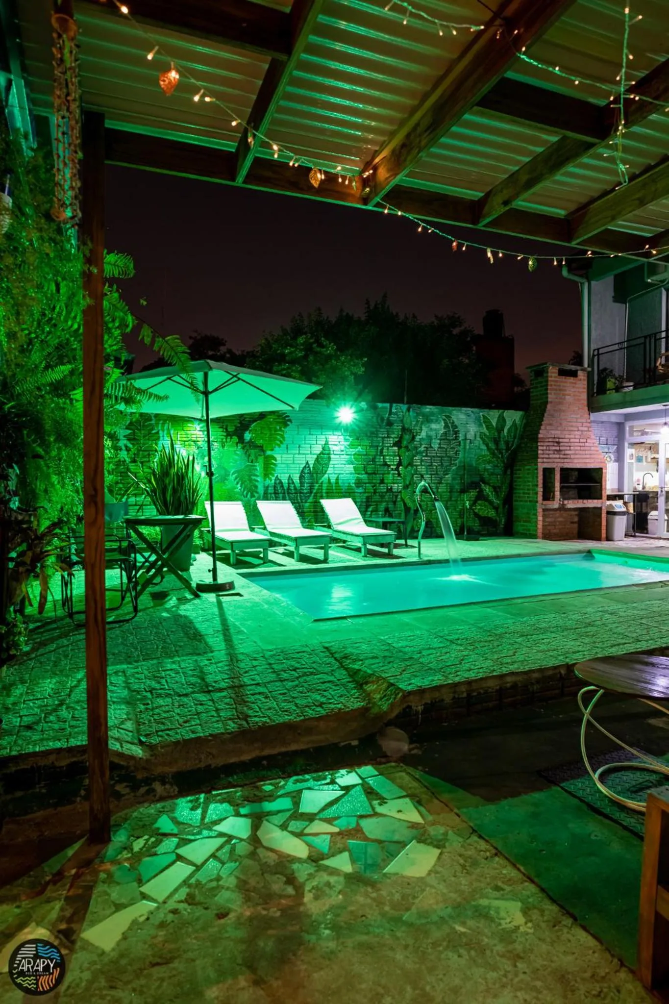 Swimming pool in Arapy Bed and Dream