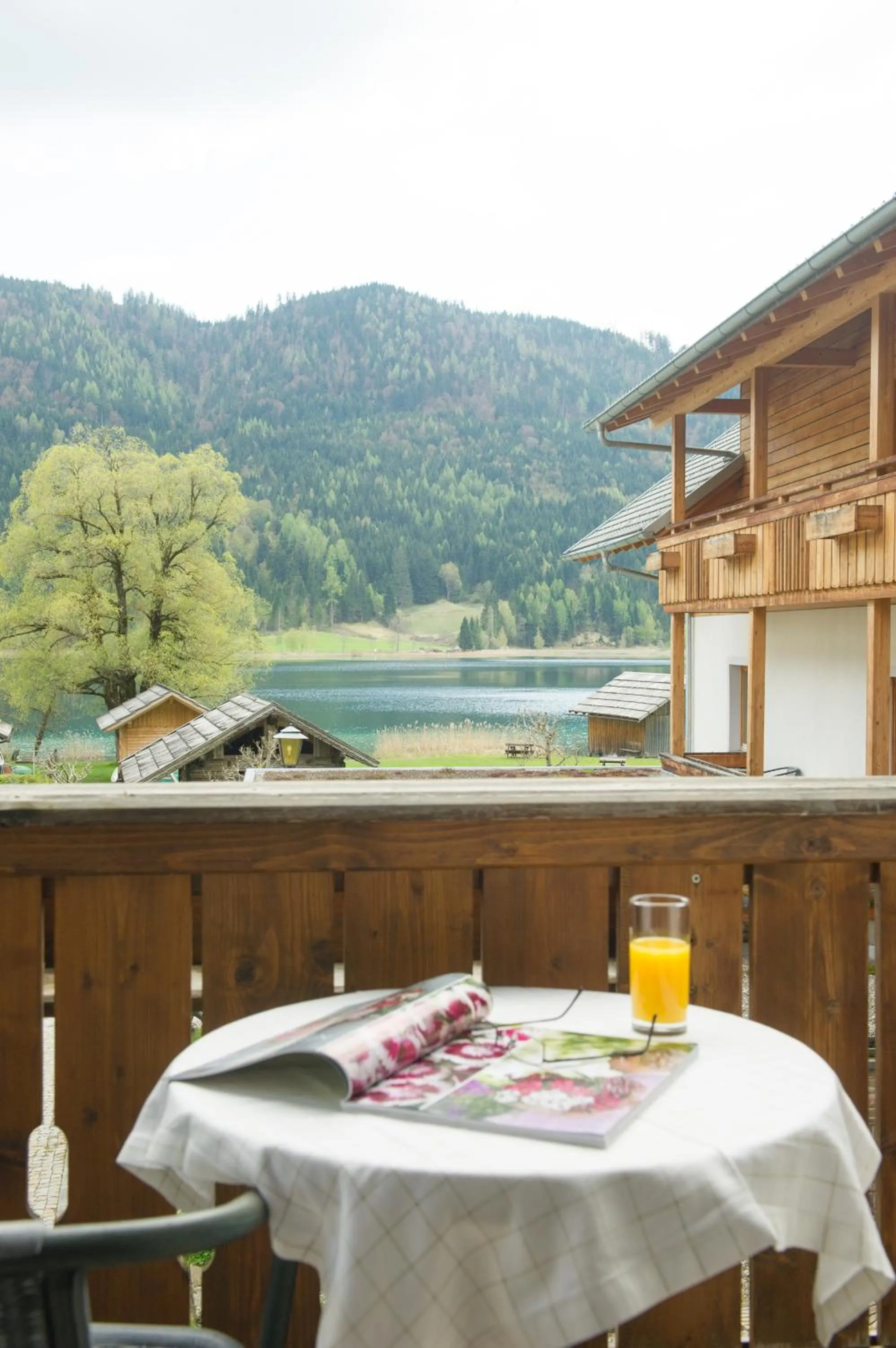 Balcony/Terrace in Ferienhof Neusacher Moser