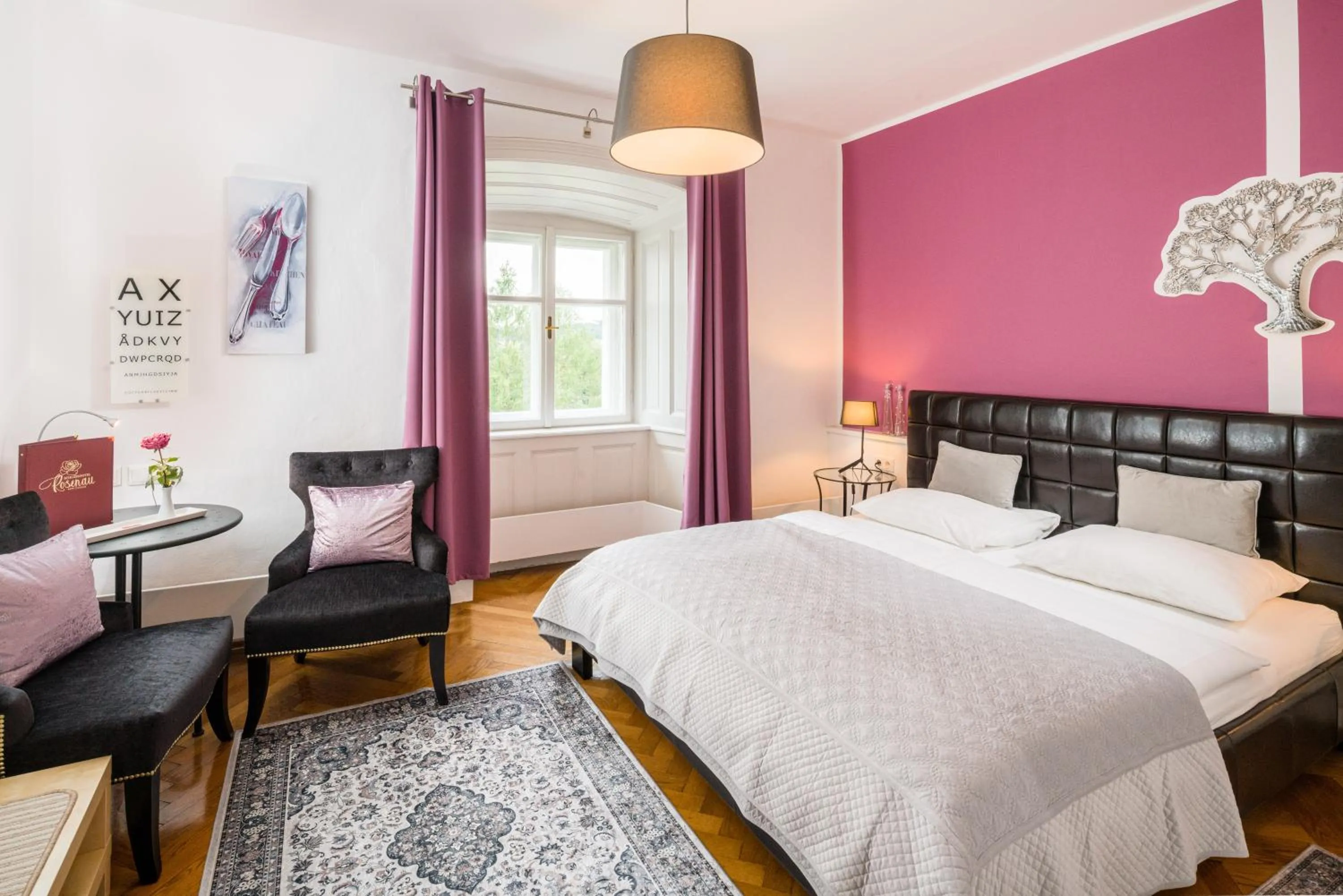 Bed in Schlosshotel Rosenau Superior