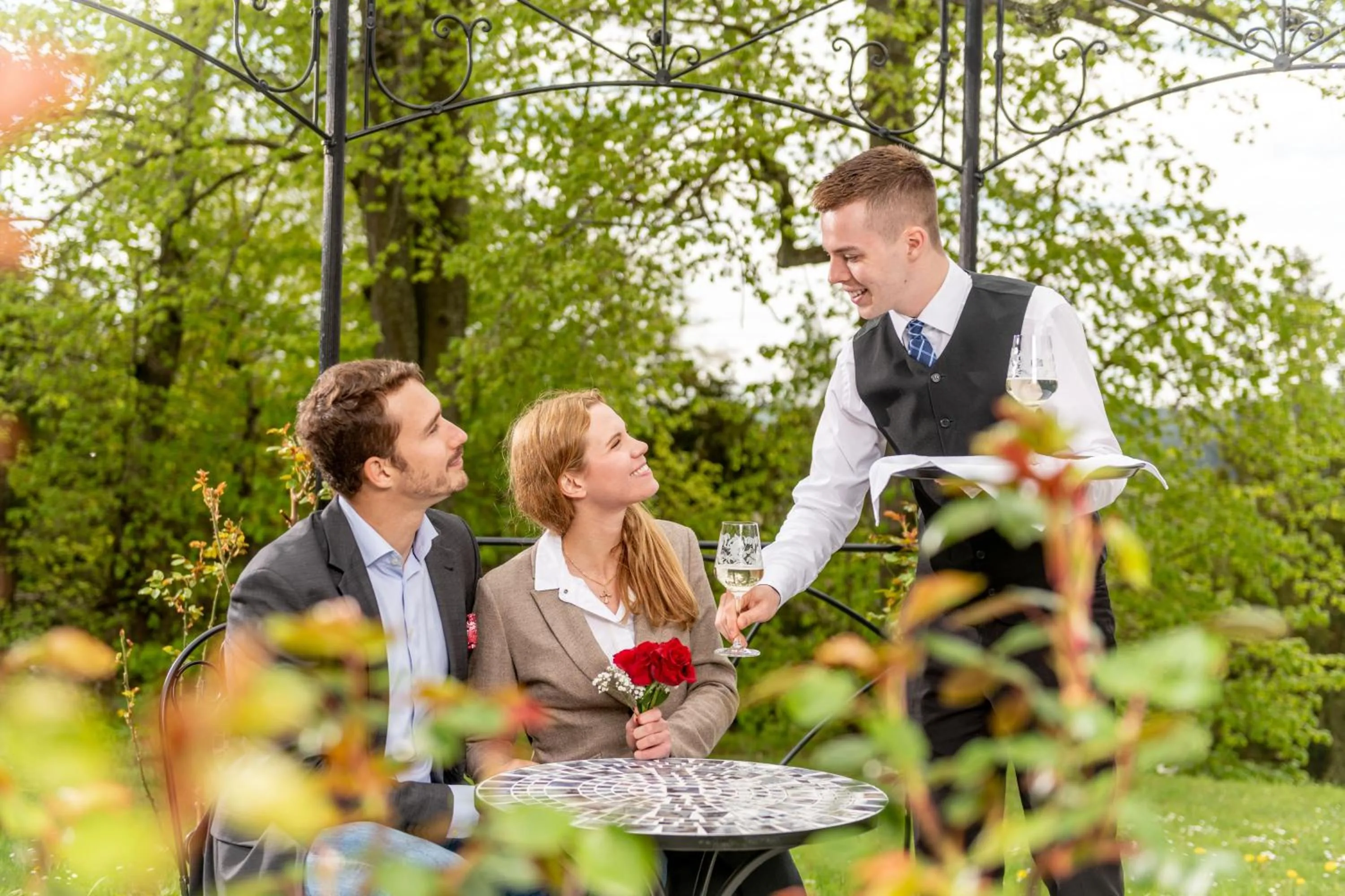 Garden in Schlosshotel Rosenau Superior