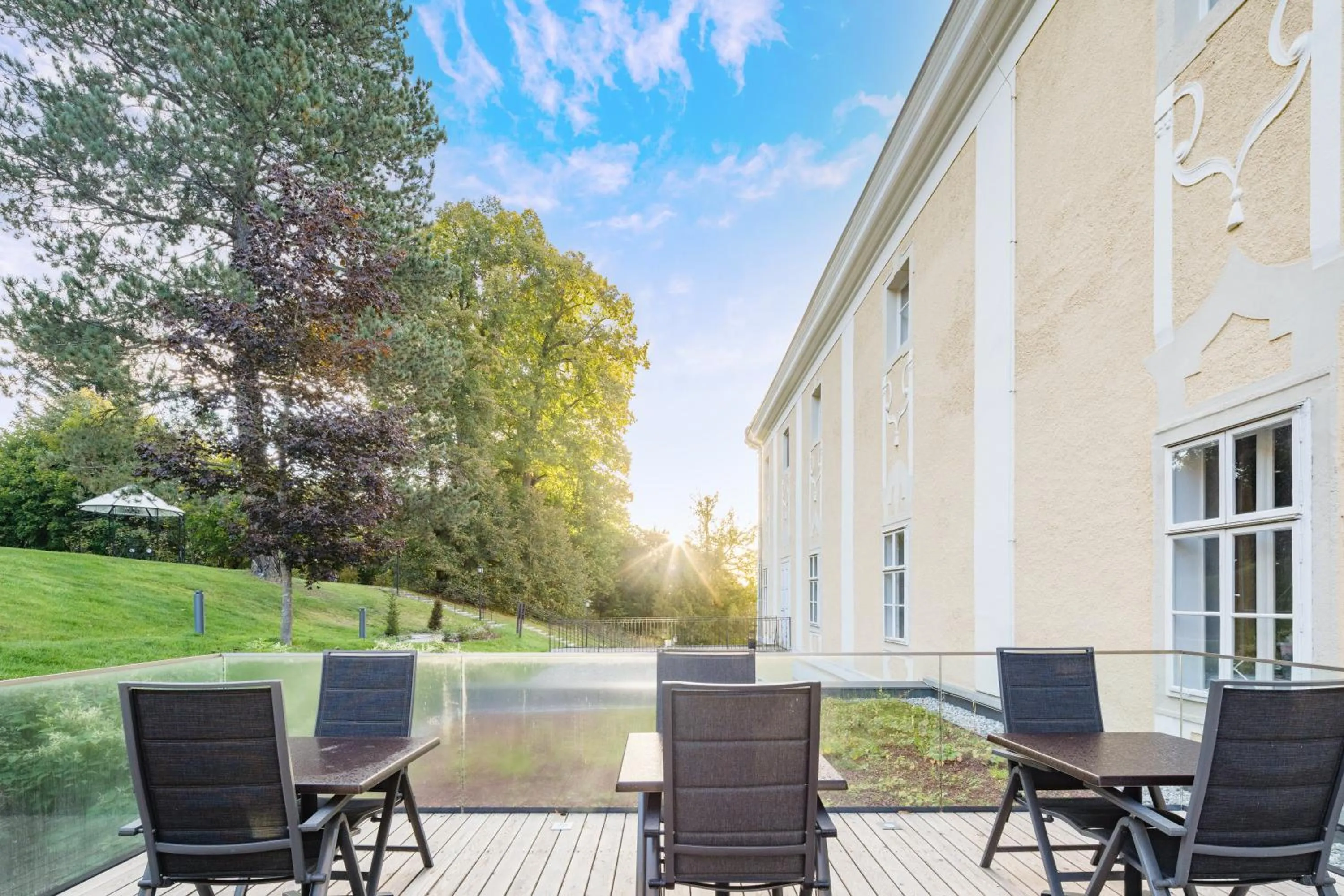 Property building in Schlosshotel Rosenau Superior