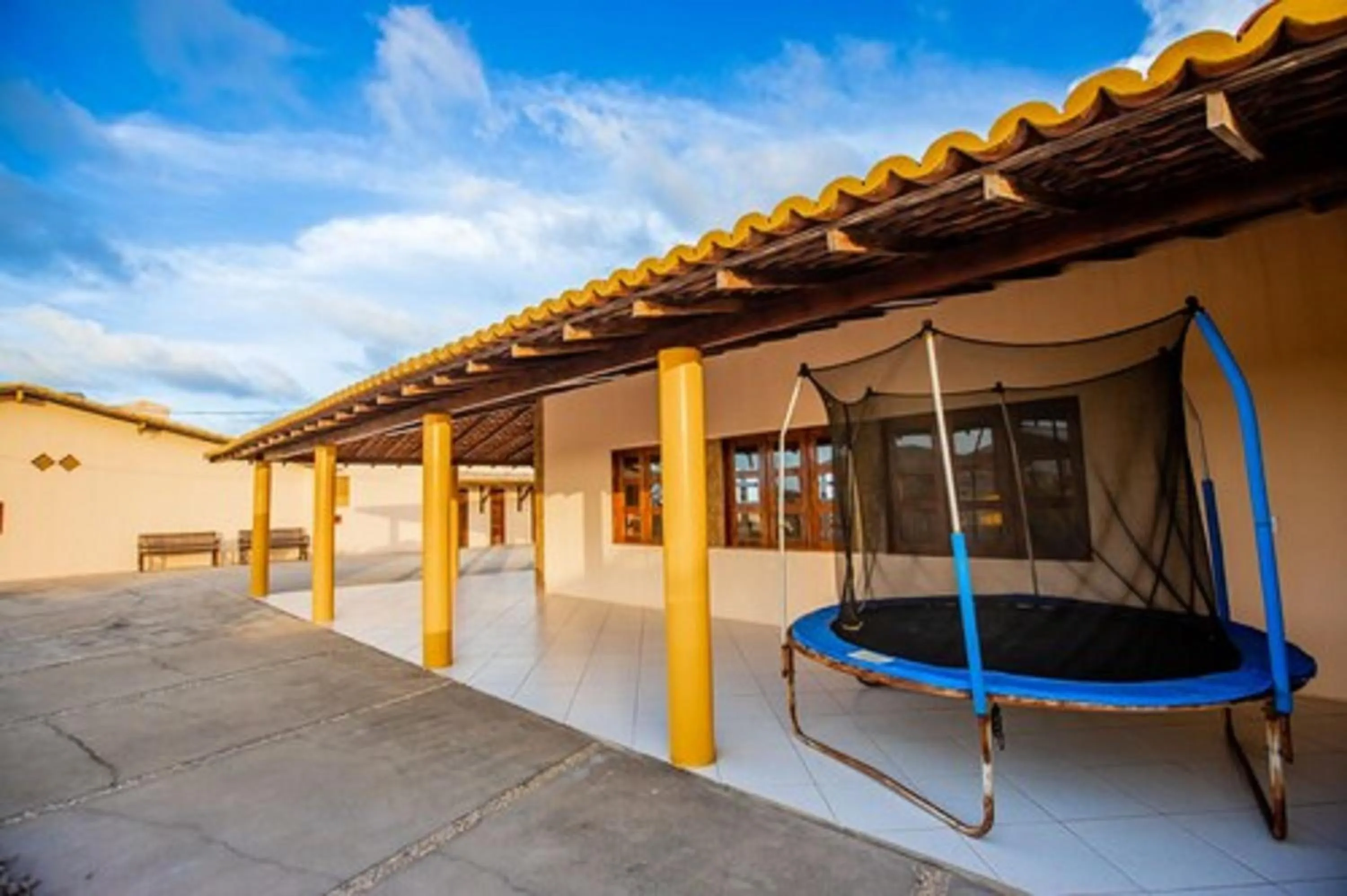 Patio in OYO Hotel Das Pedras