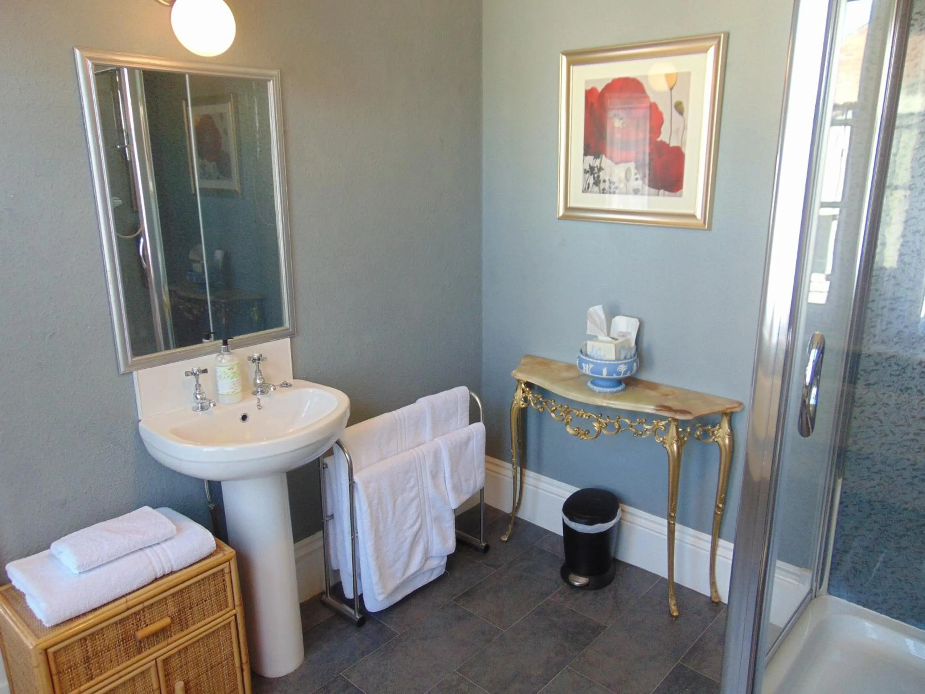 Bathroom in Holywell House