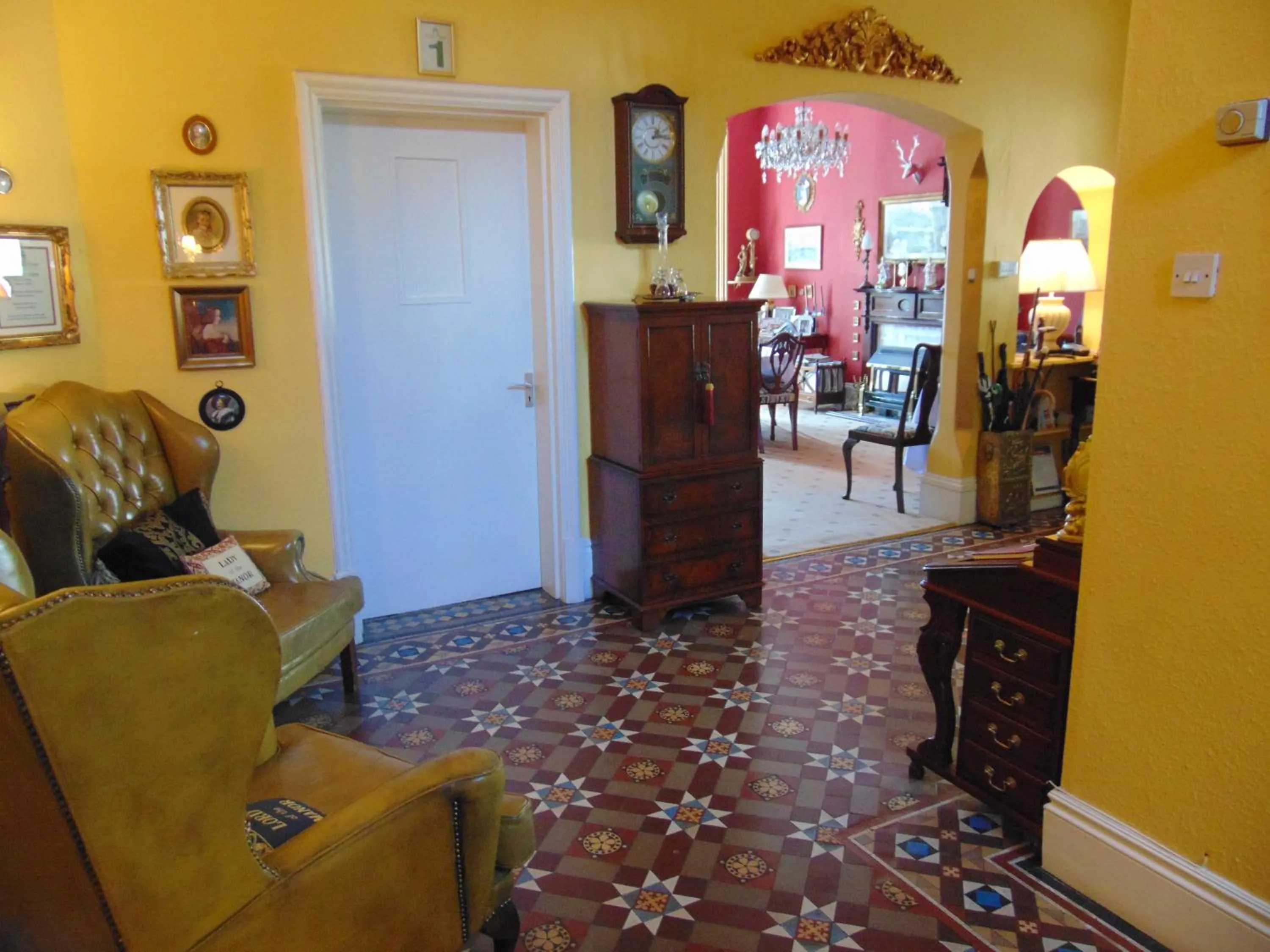 Decorative detail in Holywell House