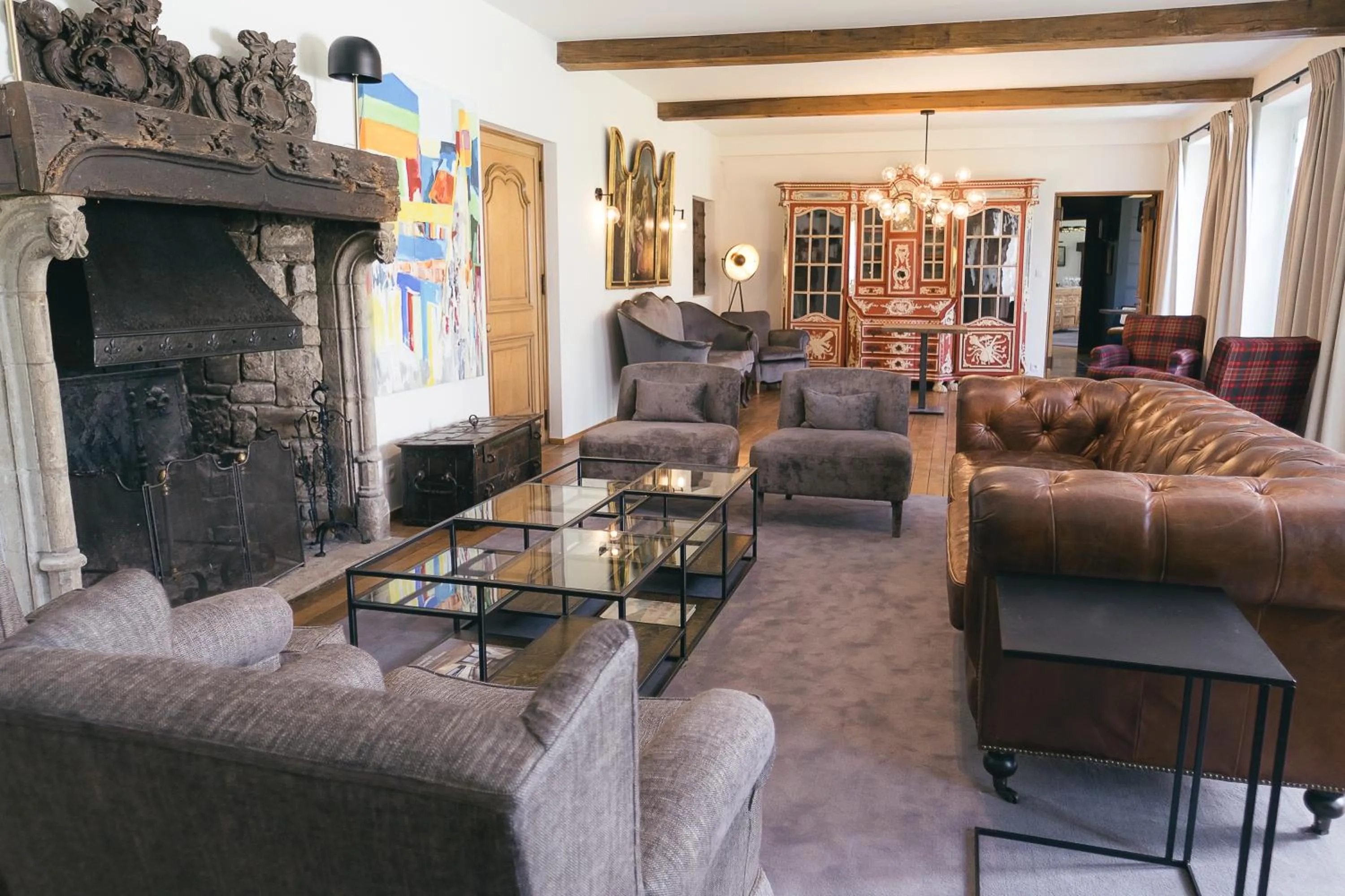 Living room in Villa Monceau Louvain la neuve