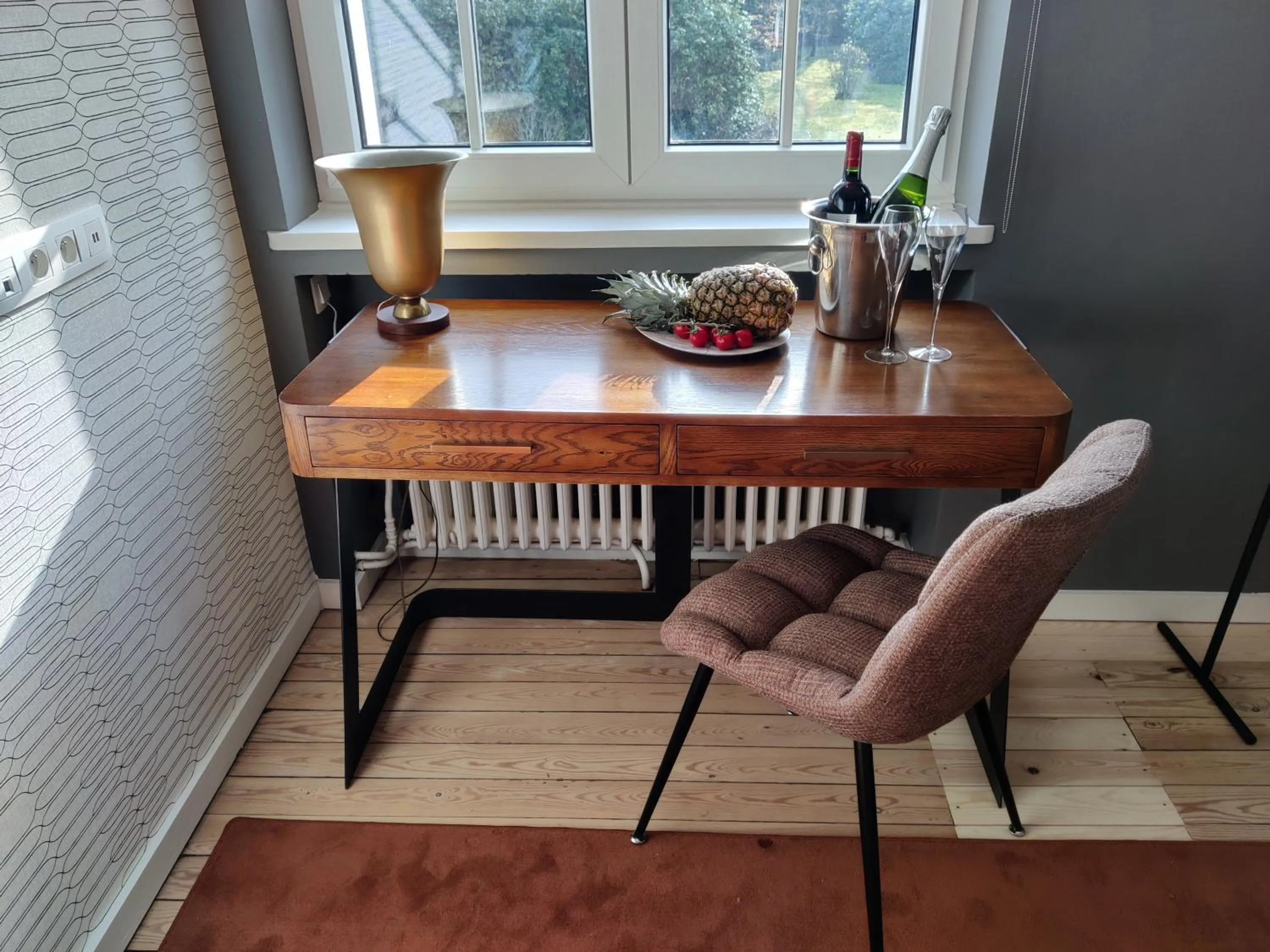 Seating area in Villa Monceau Louvain la neuve