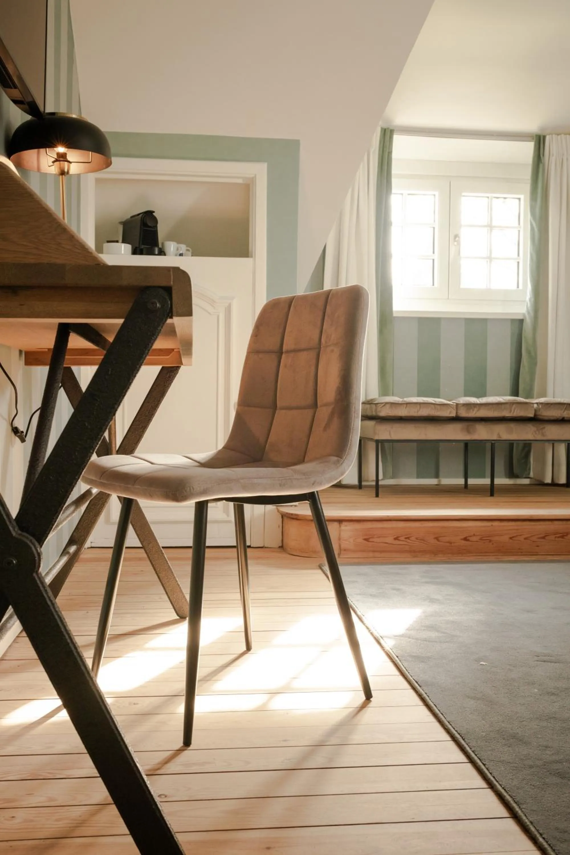 Seating area in Villa Monceau Louvain la neuve