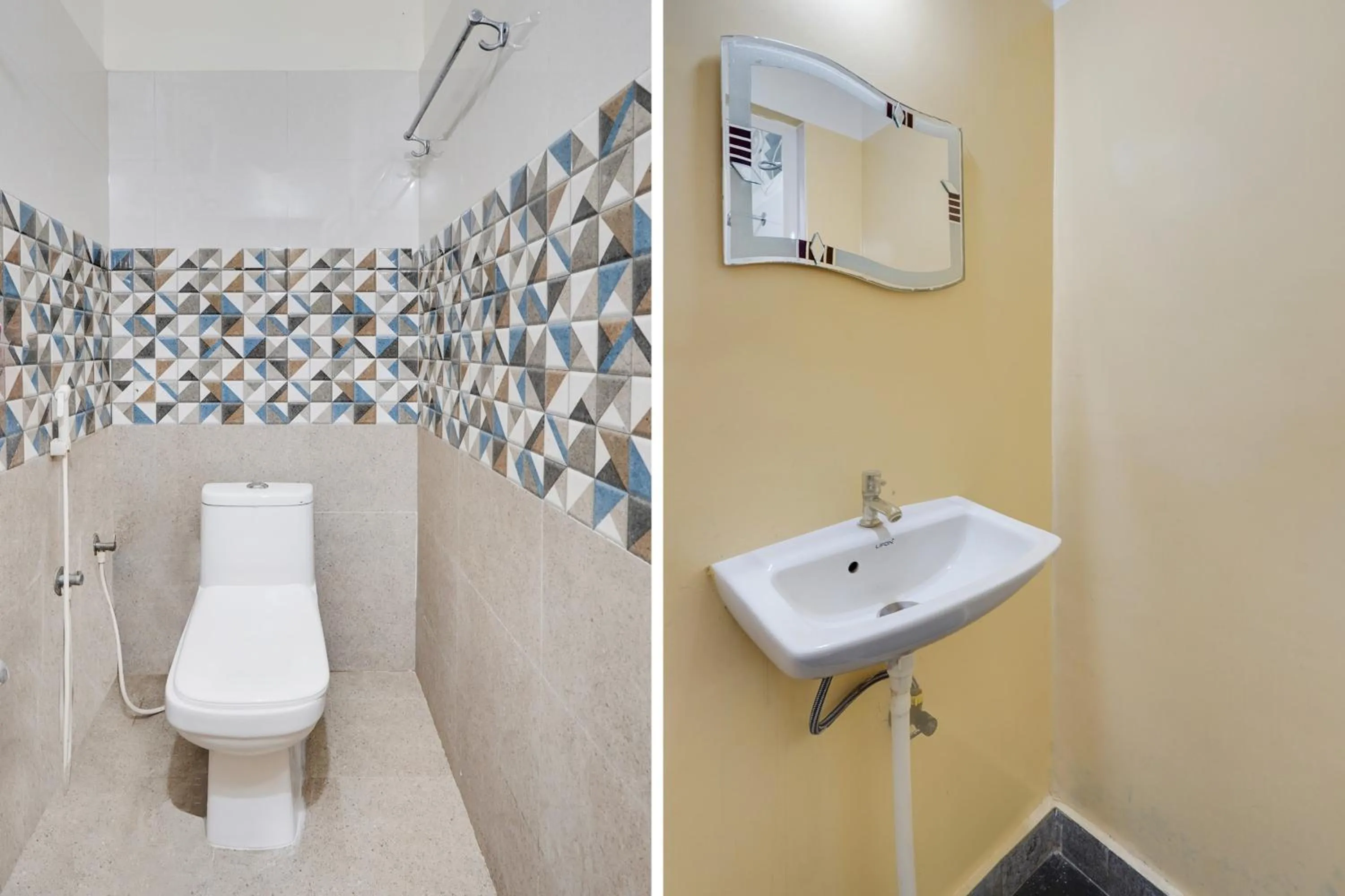 Bathroom in Hotel O Karakambadi Road Near Leela Mahal Circle