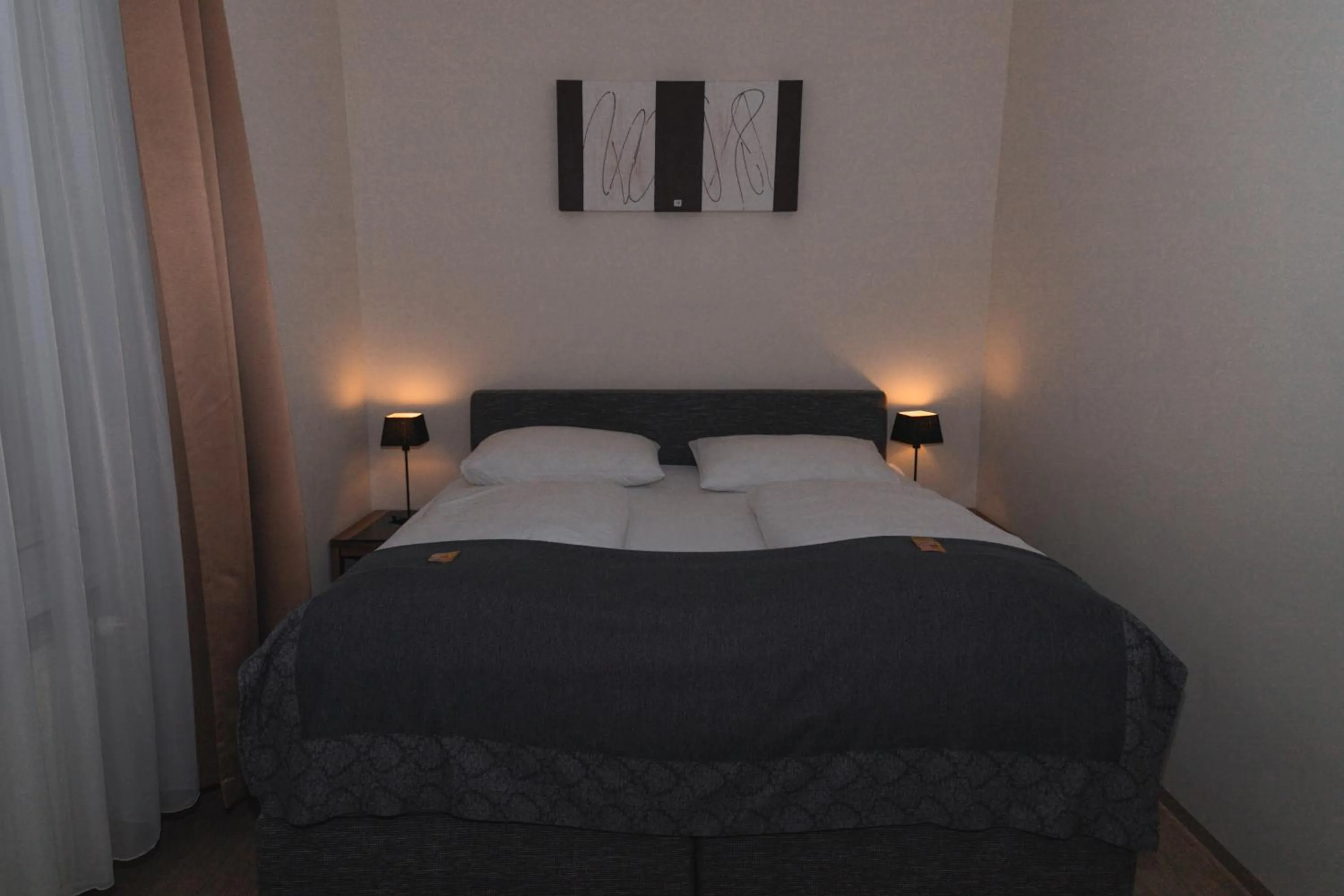 Bedroom, Bed in Pension a und a