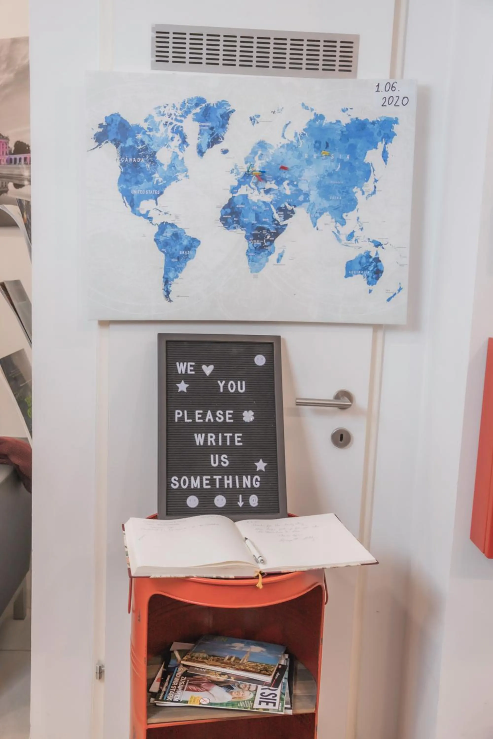 Lobby or reception in Pension a und a