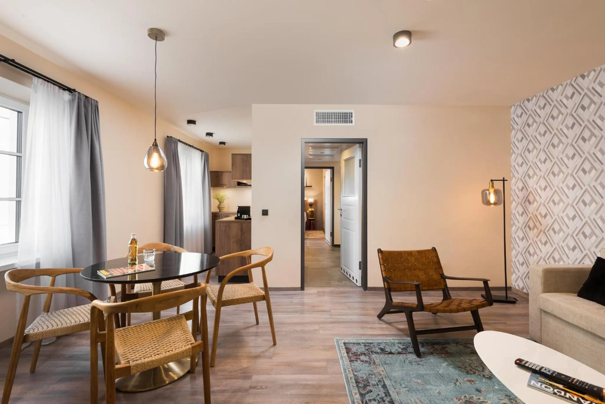 Seating area in master Linzergasse