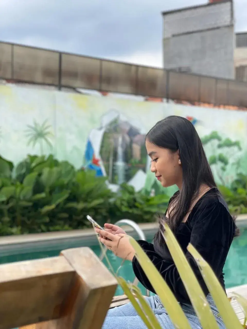 Pool view in Ra Inn Kemang Pool view in Ra Inn Kemang