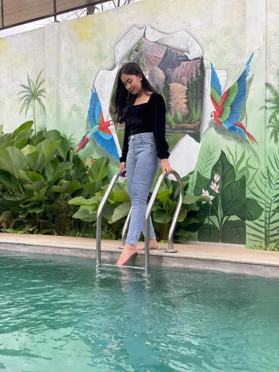 Swimming pool in Ra Inn Kemang Swimming pool in Ra Inn Kemang