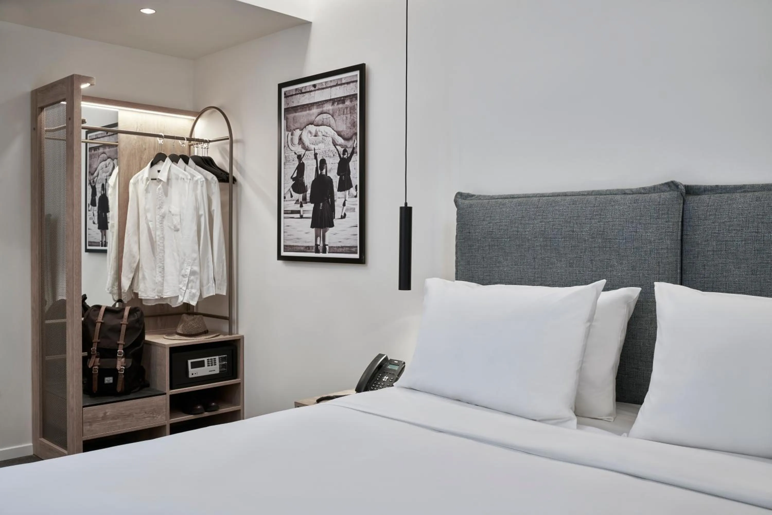 Bed in NLH MONASTIRAKI - Neighborhood Lifestyle Hotels