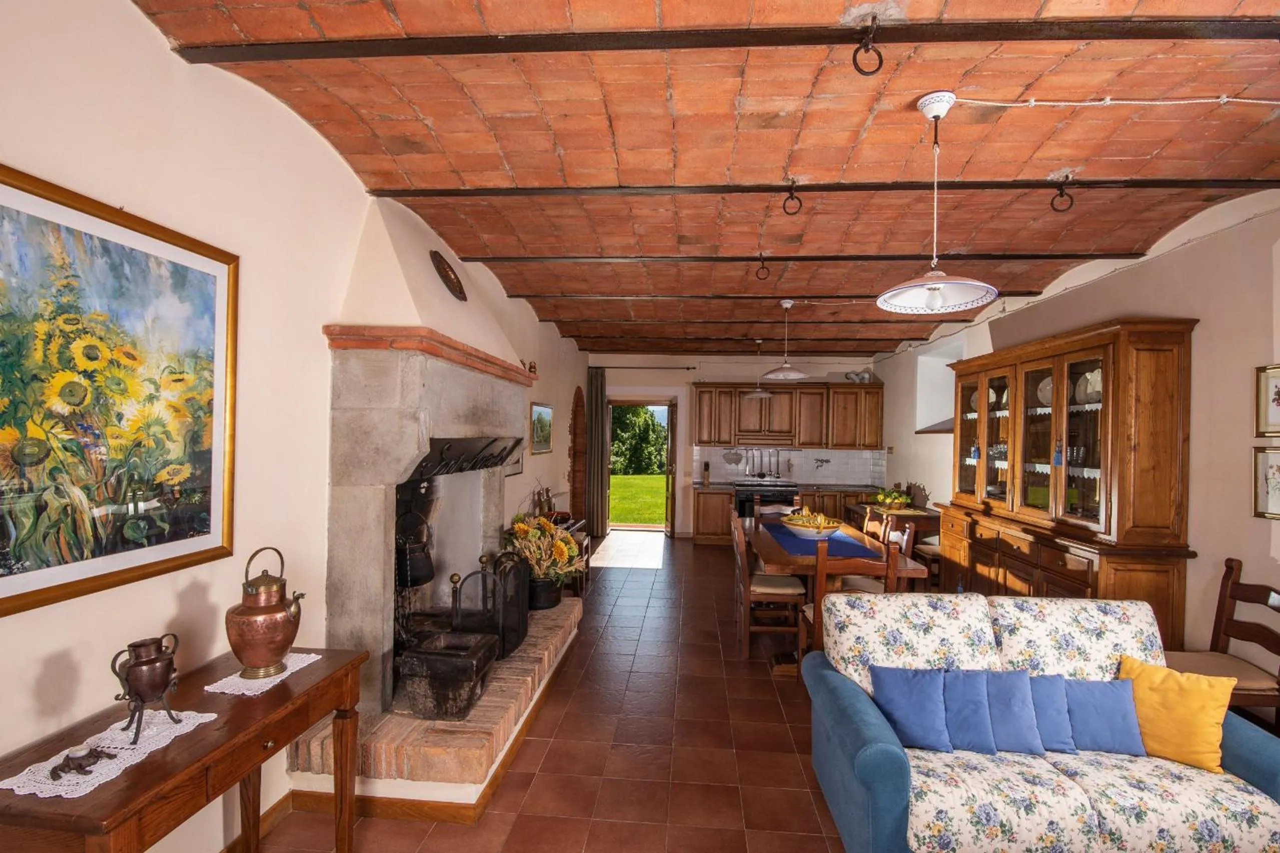 Living room in Villa la Cornice - Teloni