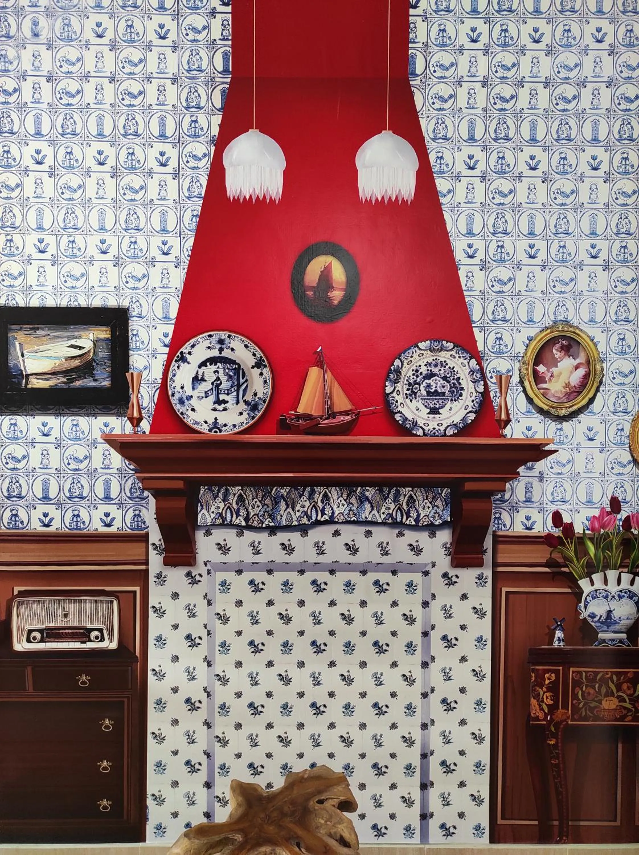 Lobby or reception in Americano Hotel Syariah Yogyakarta