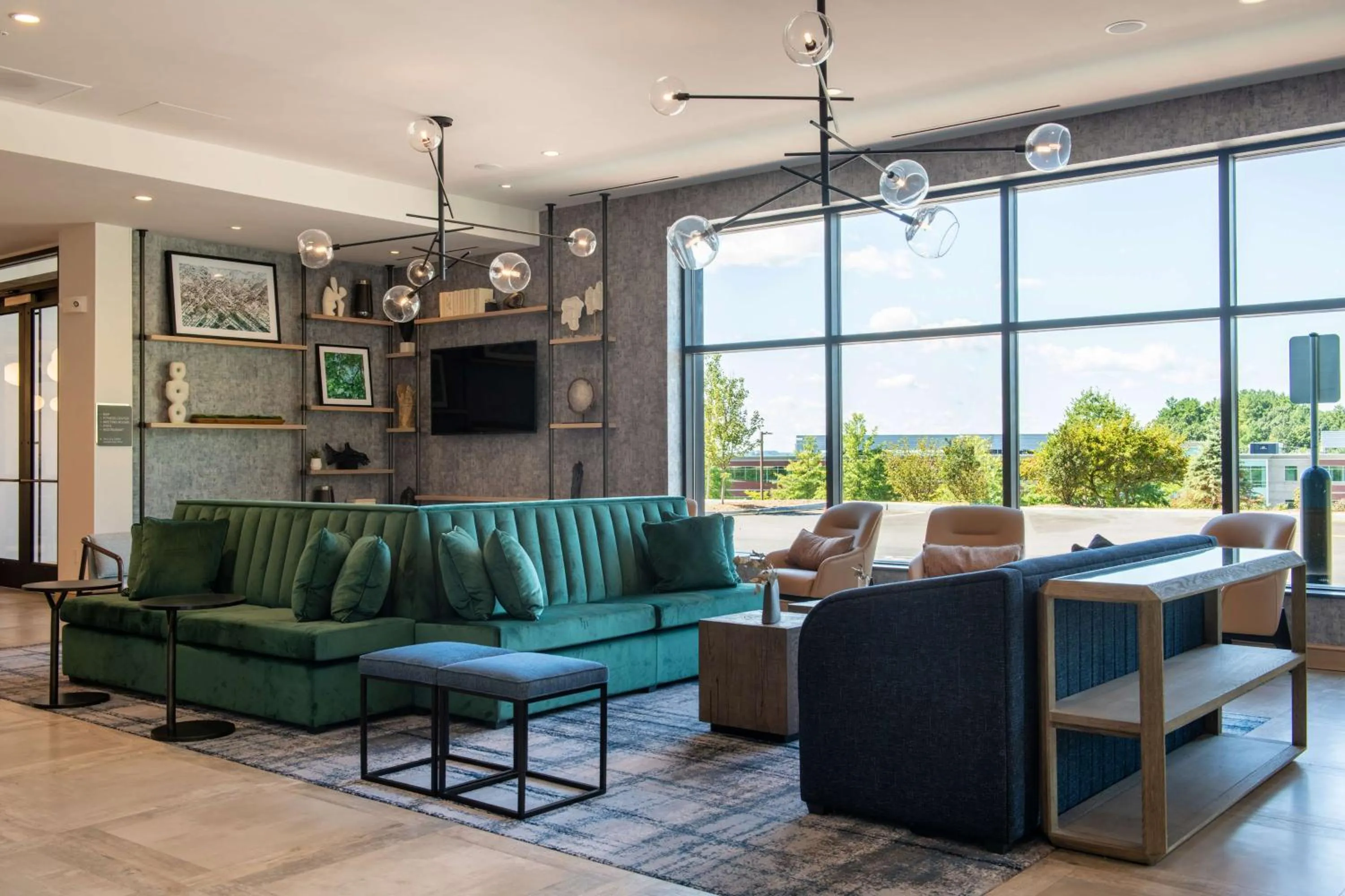 Lobby or reception in Hilton Garden Inn Boston Canton, Ma