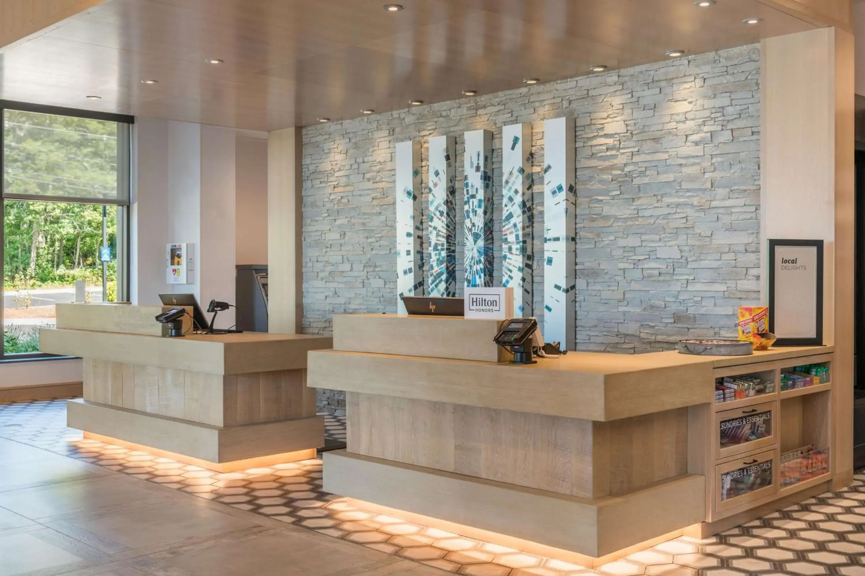 Lobby or reception in Hilton Garden Inn Boston Canton, Ma Lobby or reception in Hilton Garden Inn Boston Canton, Ma