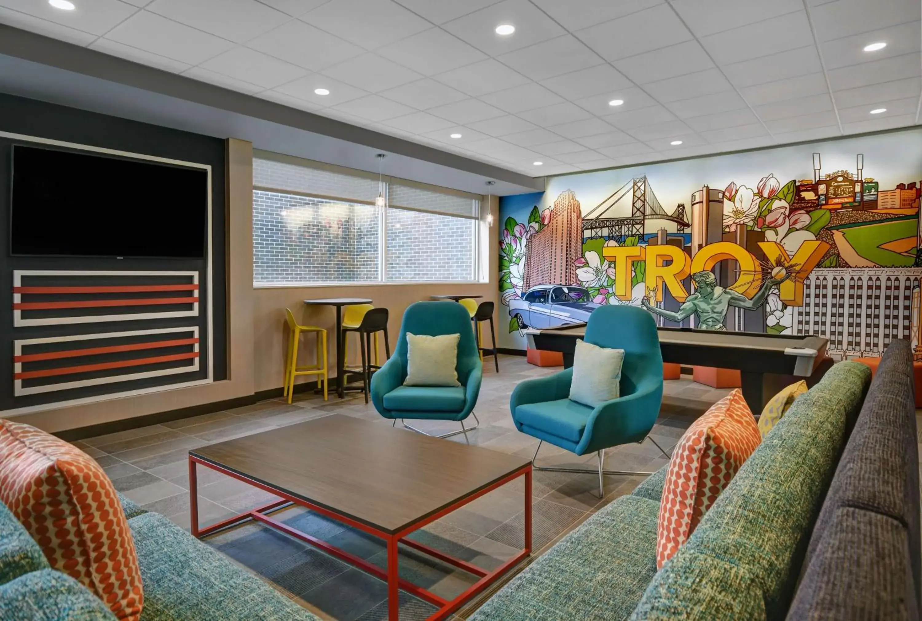 Lobby or reception in Tru By Hilton Troy Detroit, Mi Lobby or reception in Tru By Hilton Troy Detroit, Mi