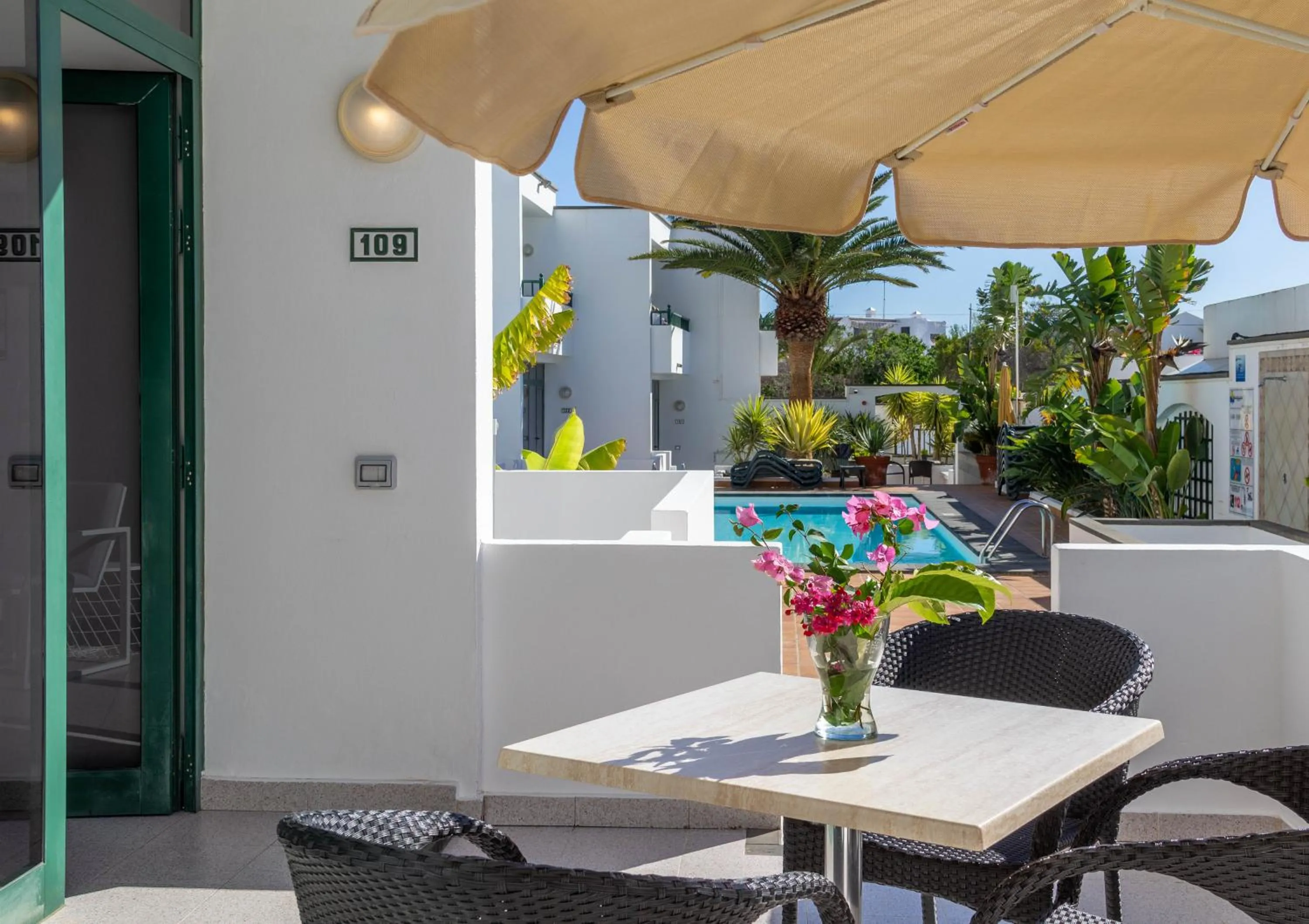 Balcony/Terrace in Apartamentos La Tegala