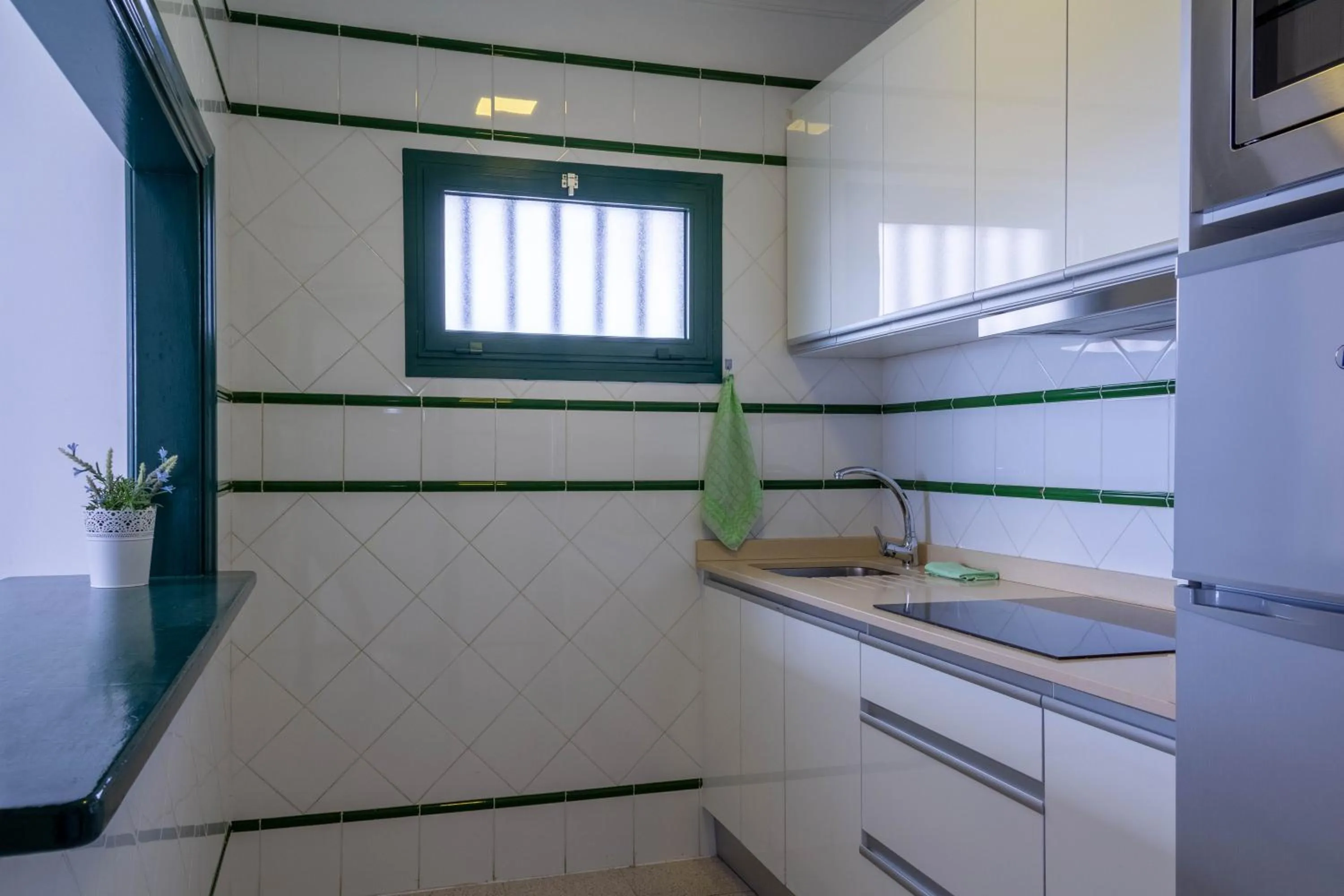 Kitchen or kitchenette in Apartamentos La Tegala