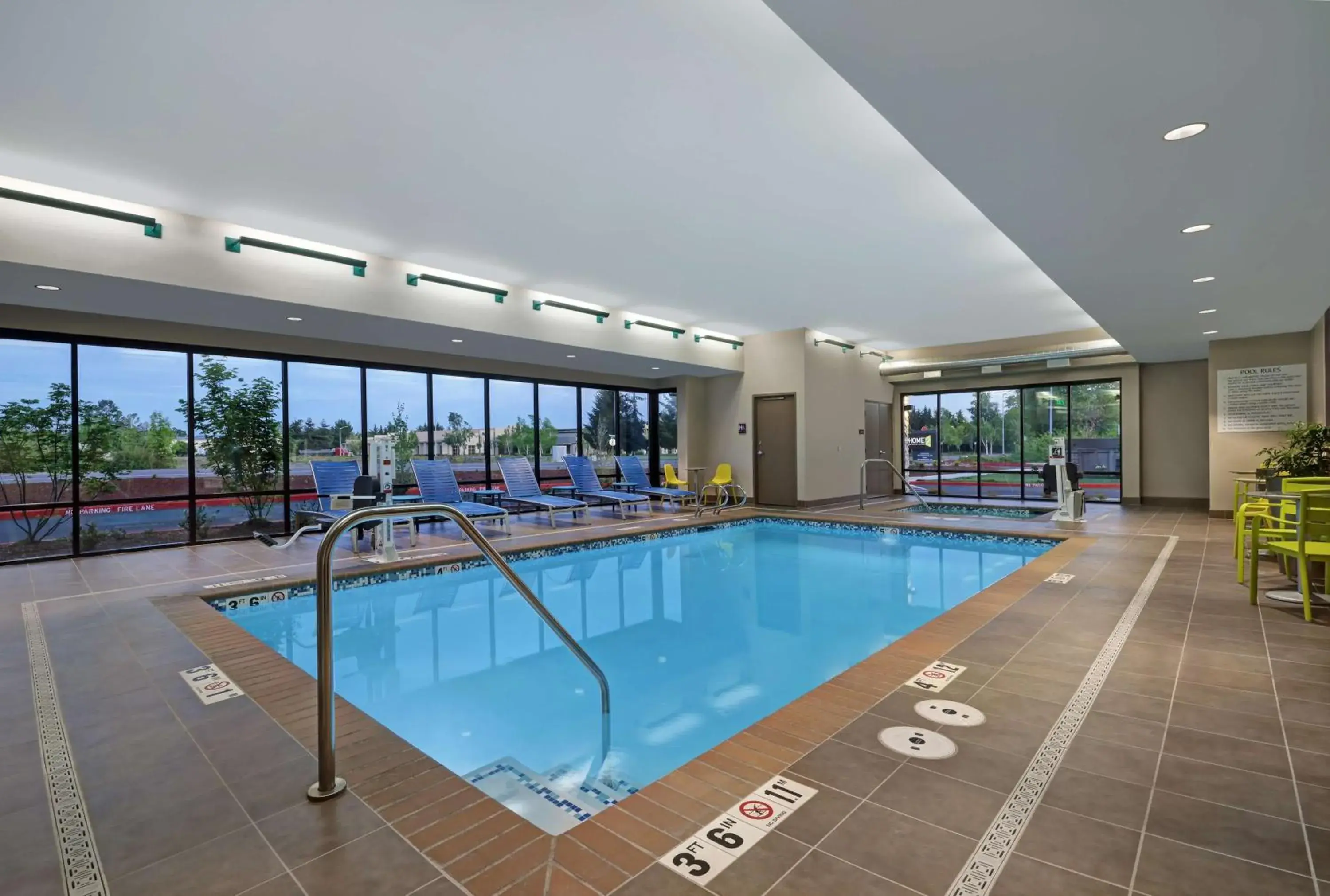 Pool view in Home2 Suites By Hilton Salem Pool view in Home2 Suites By Hilton Salem