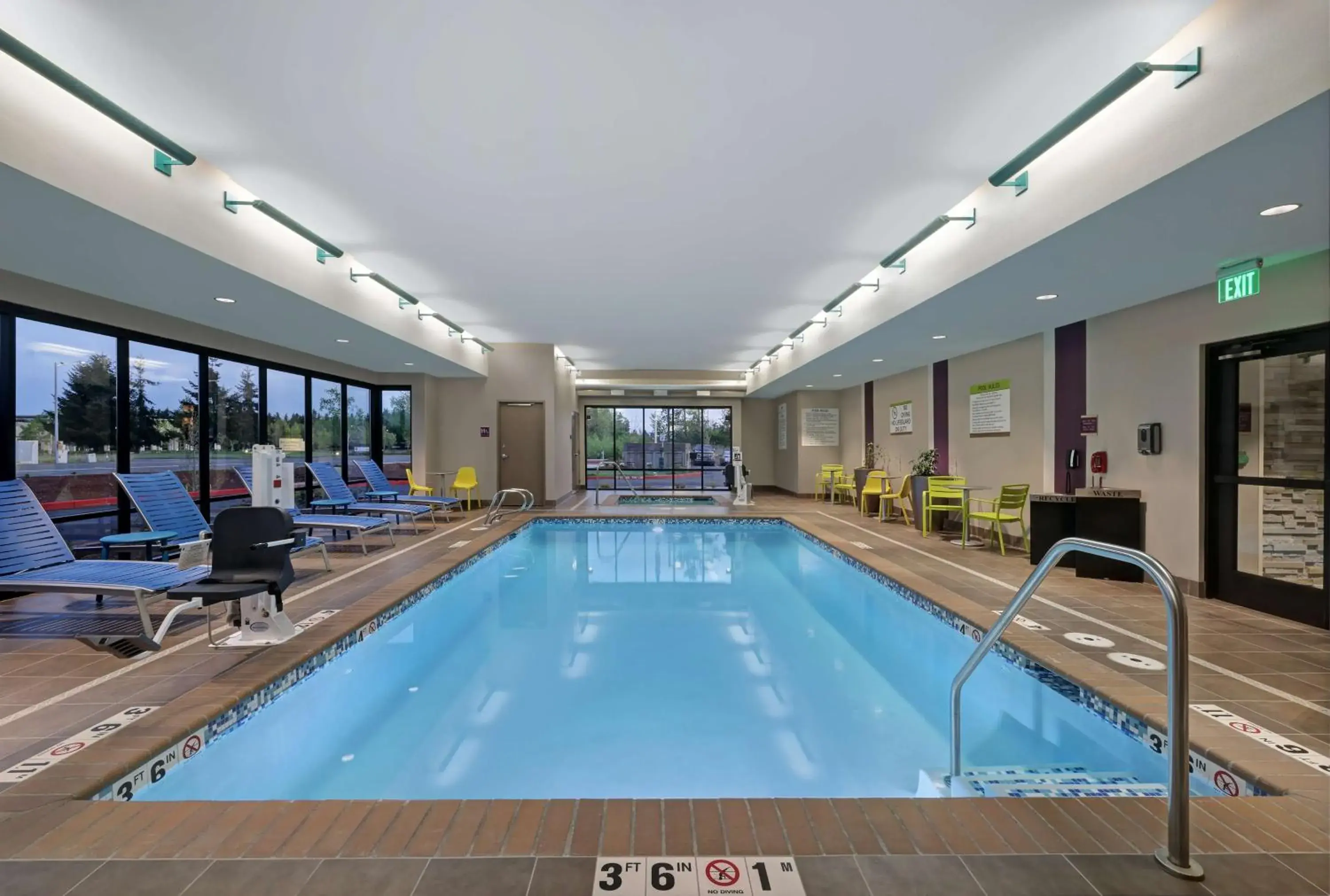 Pool view in Home2 Suites By Hilton Salem Pool view in Home2 Suites By Hilton Salem