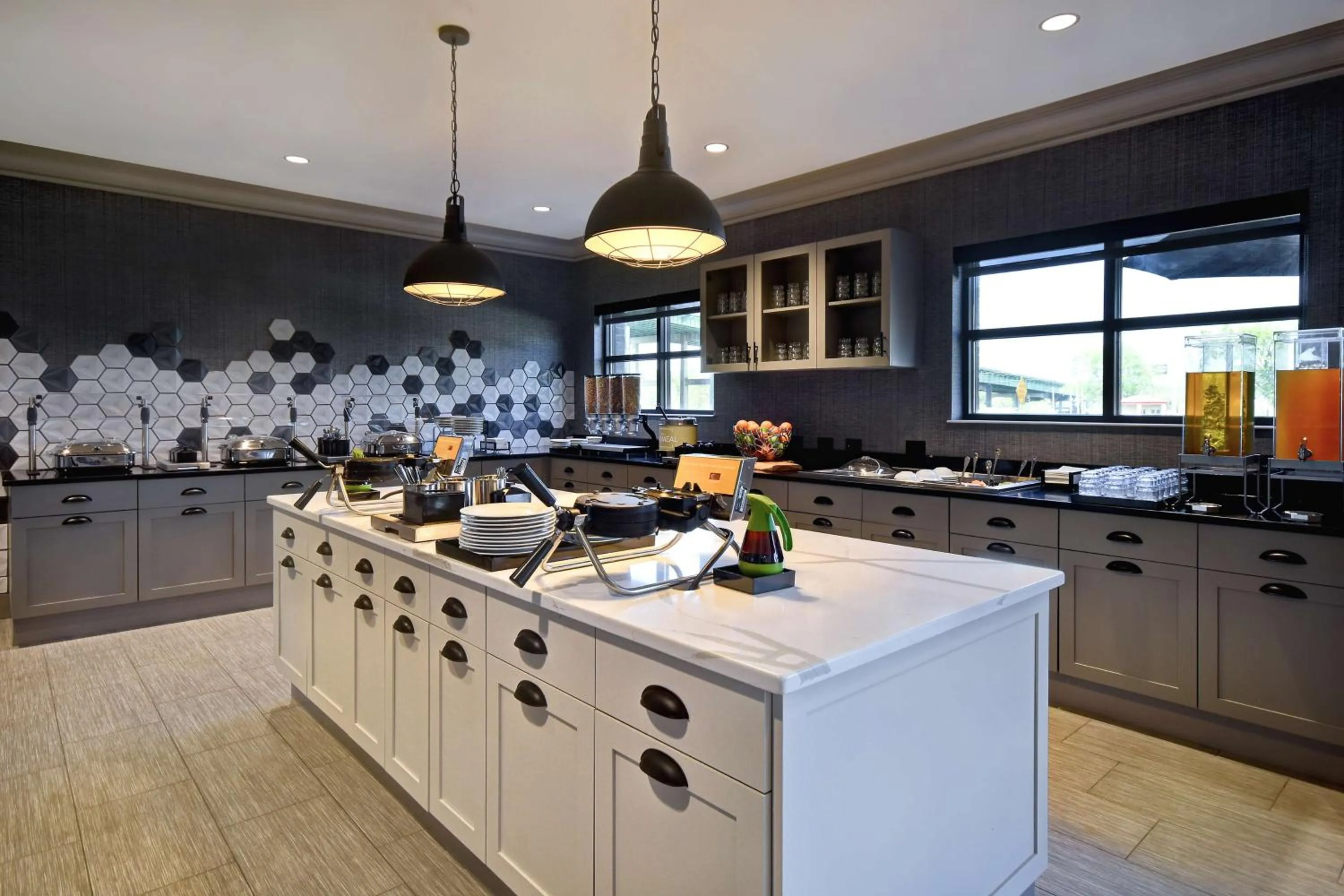 Breakfast in Homewood Suites by Hilton Tuscaloosa Downtown- Near Univ of Alabama