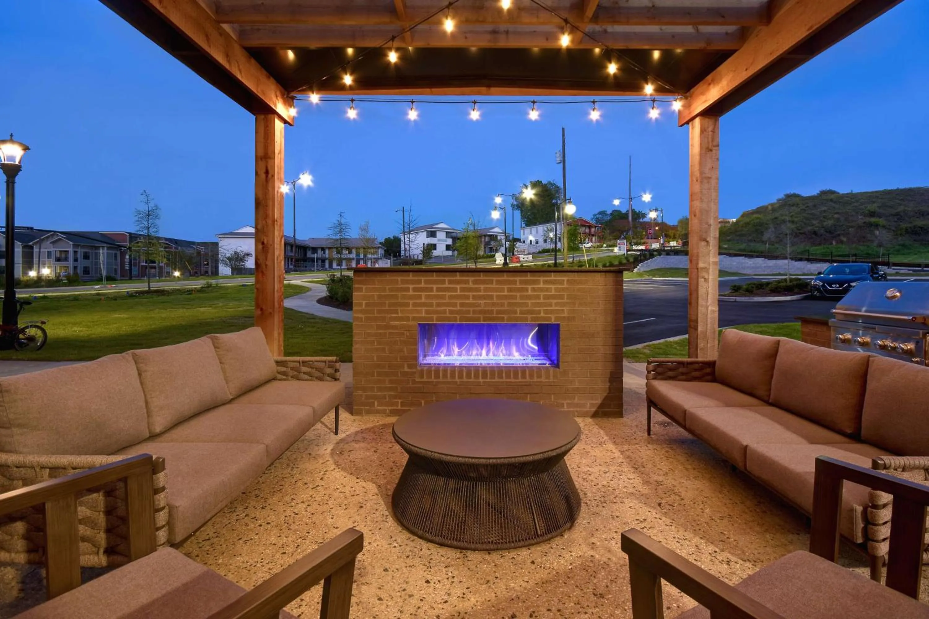 Patio in Homewood Suites by Hilton Tuscaloosa Downtown- Near Univ of Alabama