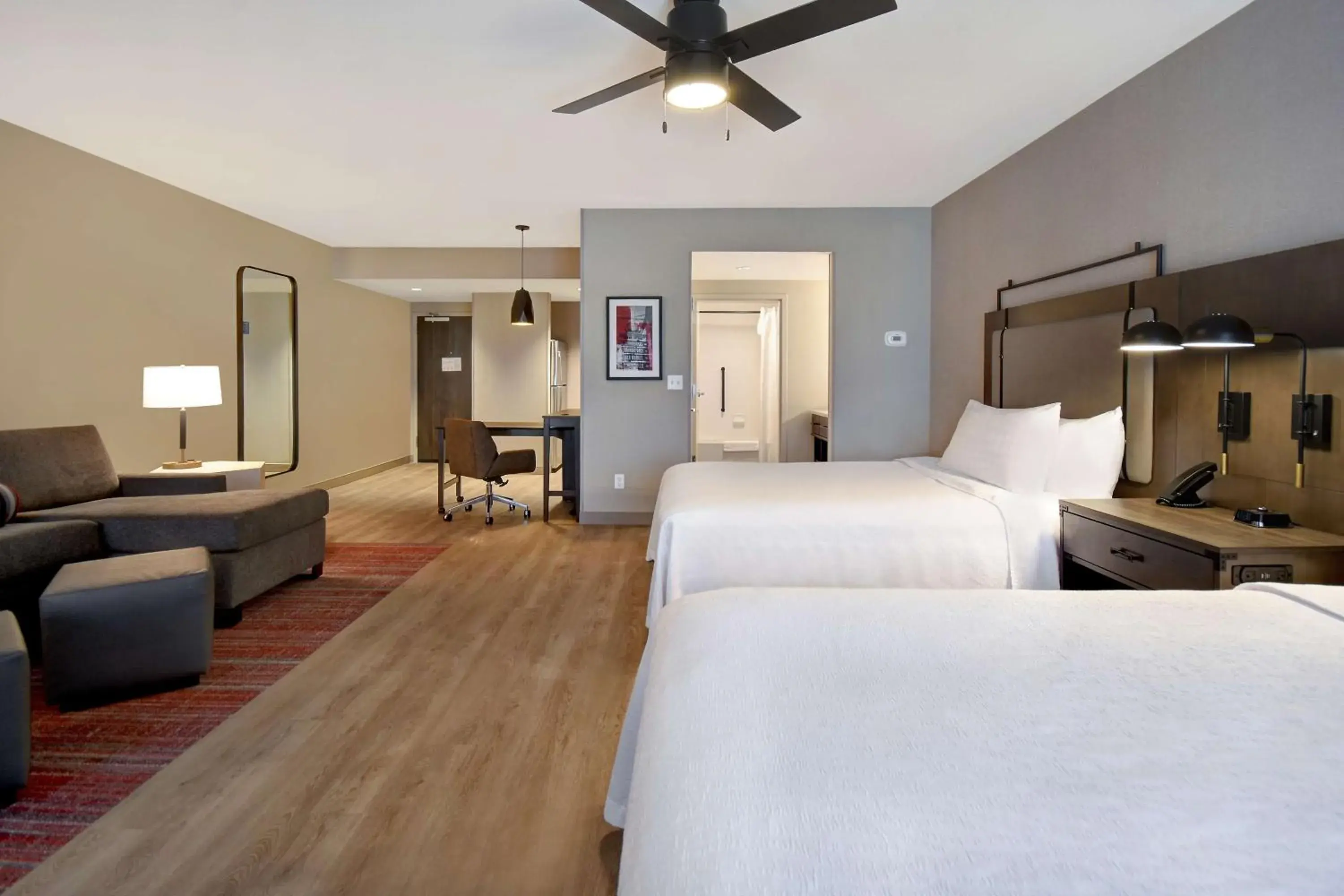 Studio Suite with Two Queen Beds - Hearing Access/Non-Smoking in Homewood Suites by Hilton Tuscaloosa Downtown- Near Univ of Alabama Studio Suite with Two Queen Beds - Hearing Access/Non-Smoking in Homewood Suites by Hilton Tuscaloosa Downtown- Near Univ of Alabama