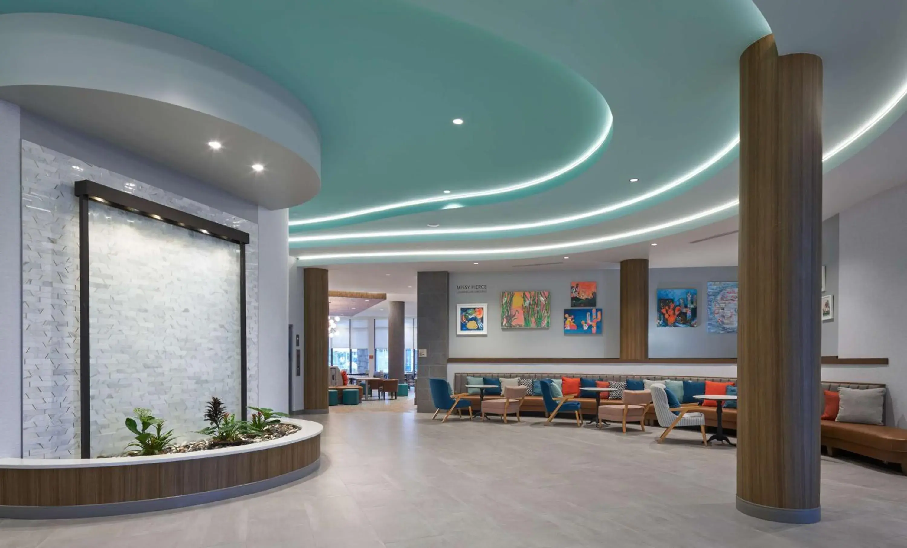 Lobby or reception in Home2 Suites By Hilton Pompano Beach Pier, Fl Lobby or reception in Home2 Suites By Hilton Pompano Beach Pier, Fl