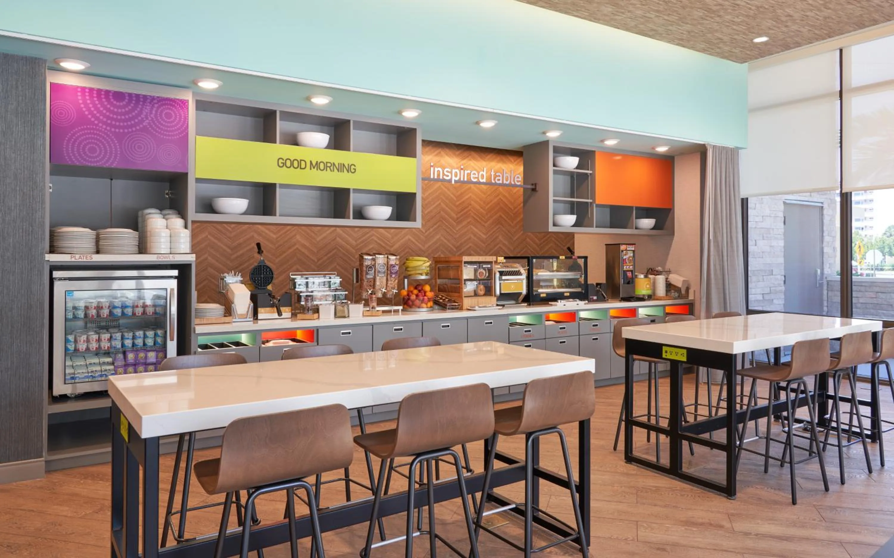 Breakfast in Home2 Suites By Hilton Pompano Beach Pier, Fl