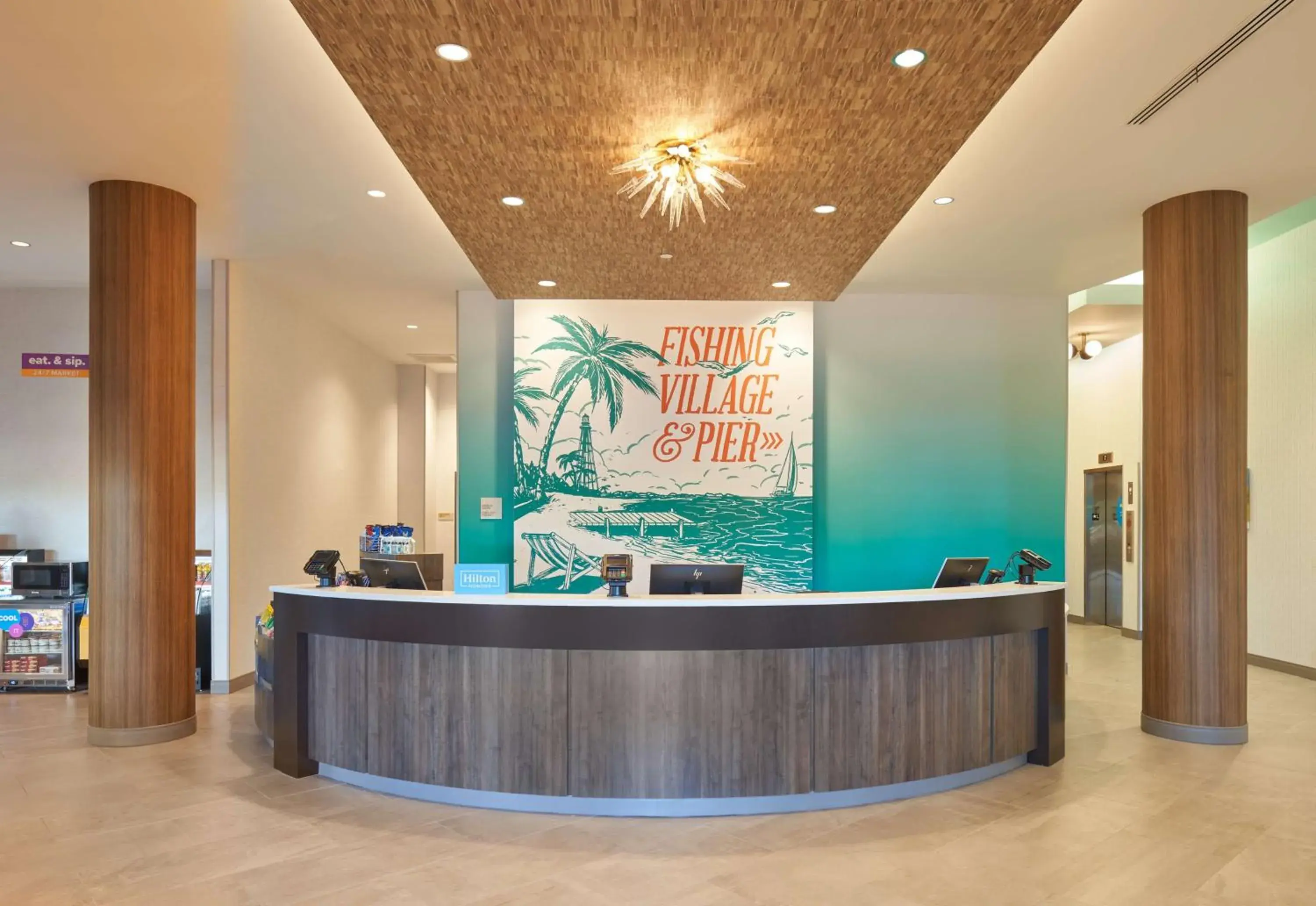 Lobby or reception in Home2 Suites By Hilton Pompano Beach Pier, Fl Lobby or reception in Home2 Suites By Hilton Pompano Beach Pier, Fl
